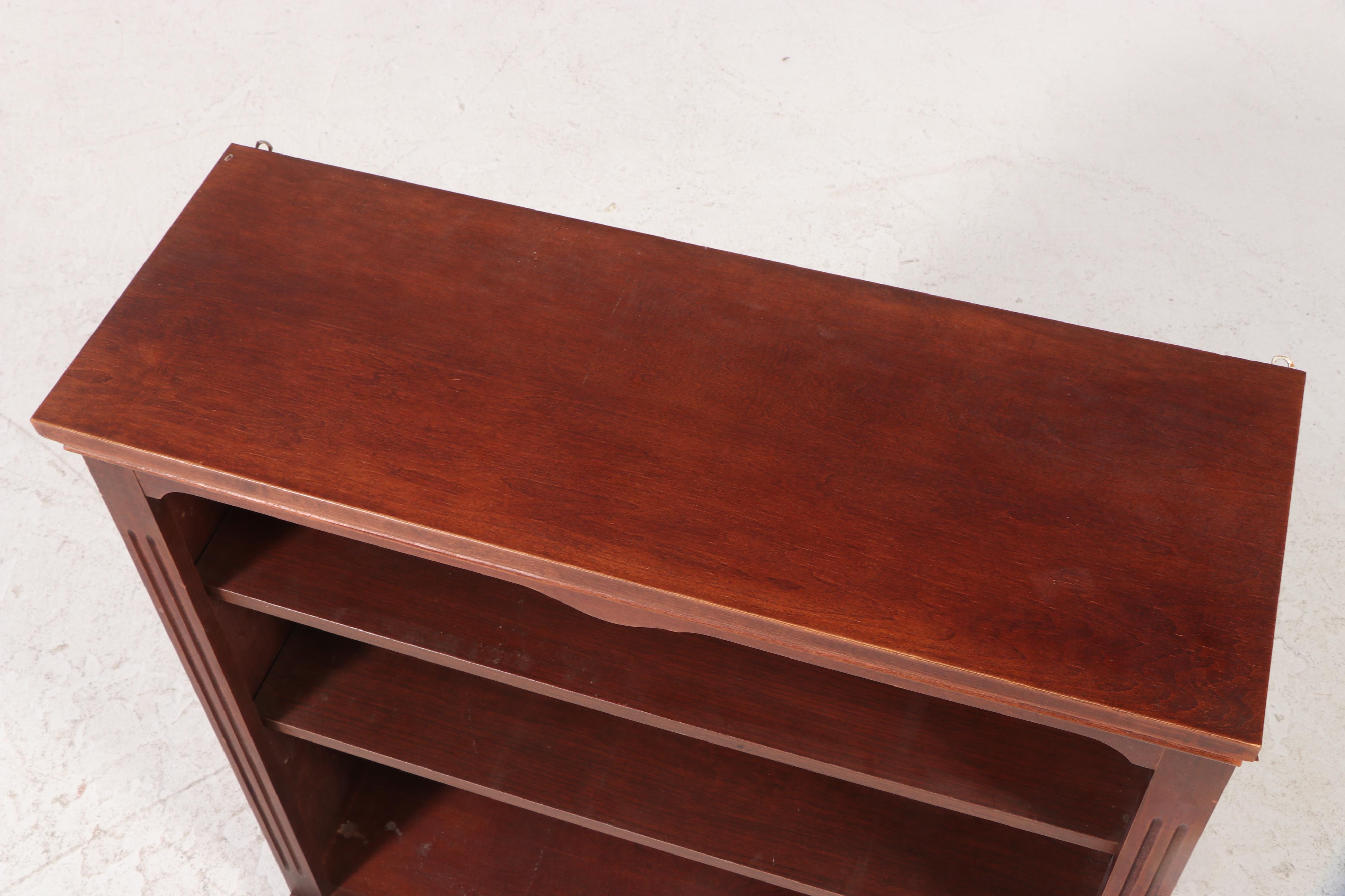 Riverside Furniture Federal Style Mahogany-Stained Bookcase