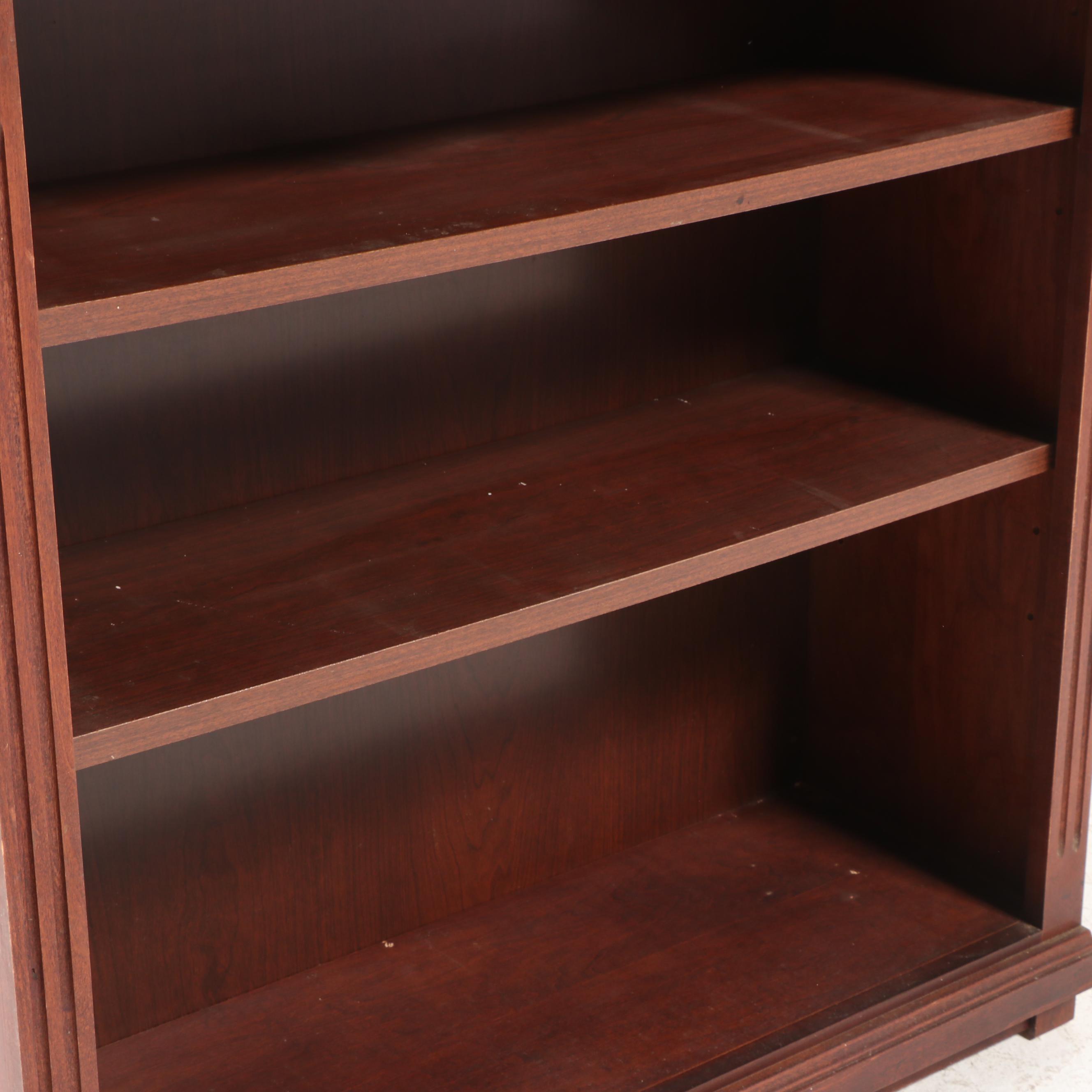 Riverside Furniture Federal Style Mahogany-Stained Bookcase