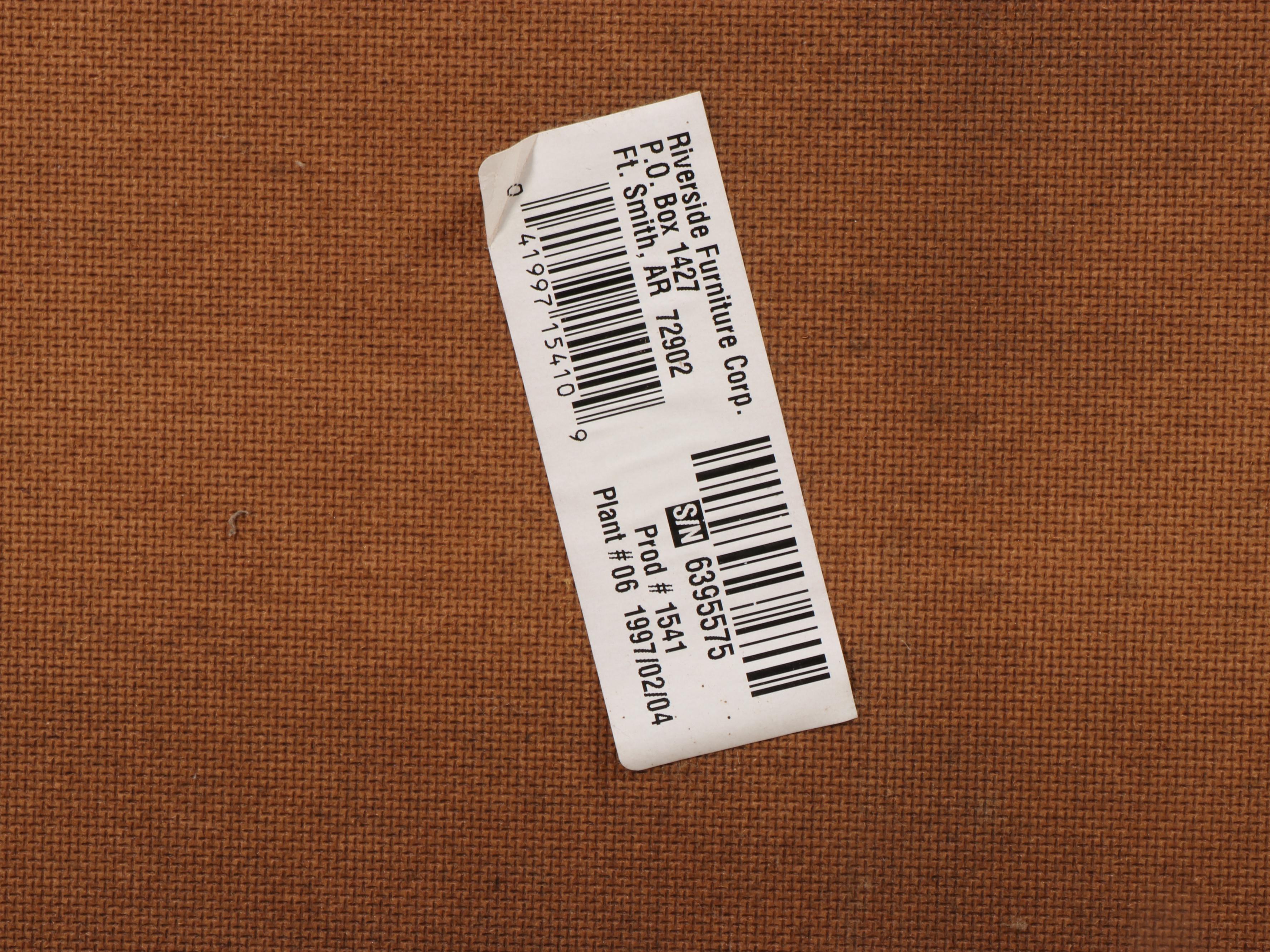 Riverside Furniture Federal Style Mahogany-Stained Bookcase