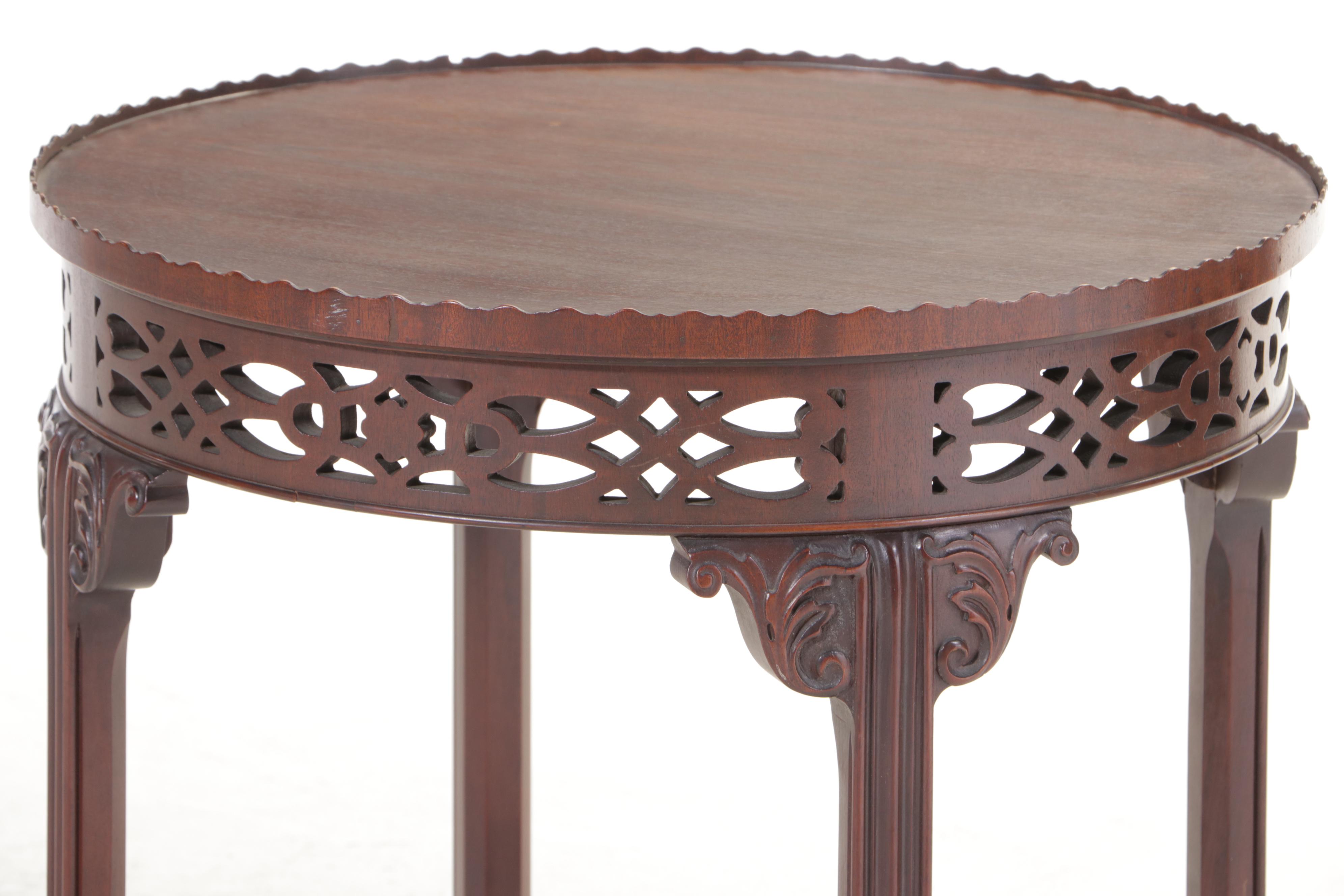 Imperial Furniture Co. George III Style Mahogany Side Table