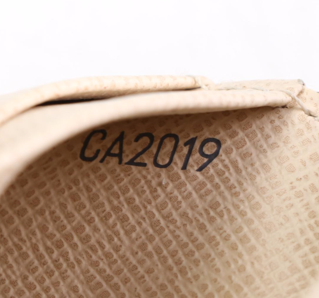 Louis Vuitton Porte-Monnaie Billets Trésor Wallet in Damier Azur Canvas