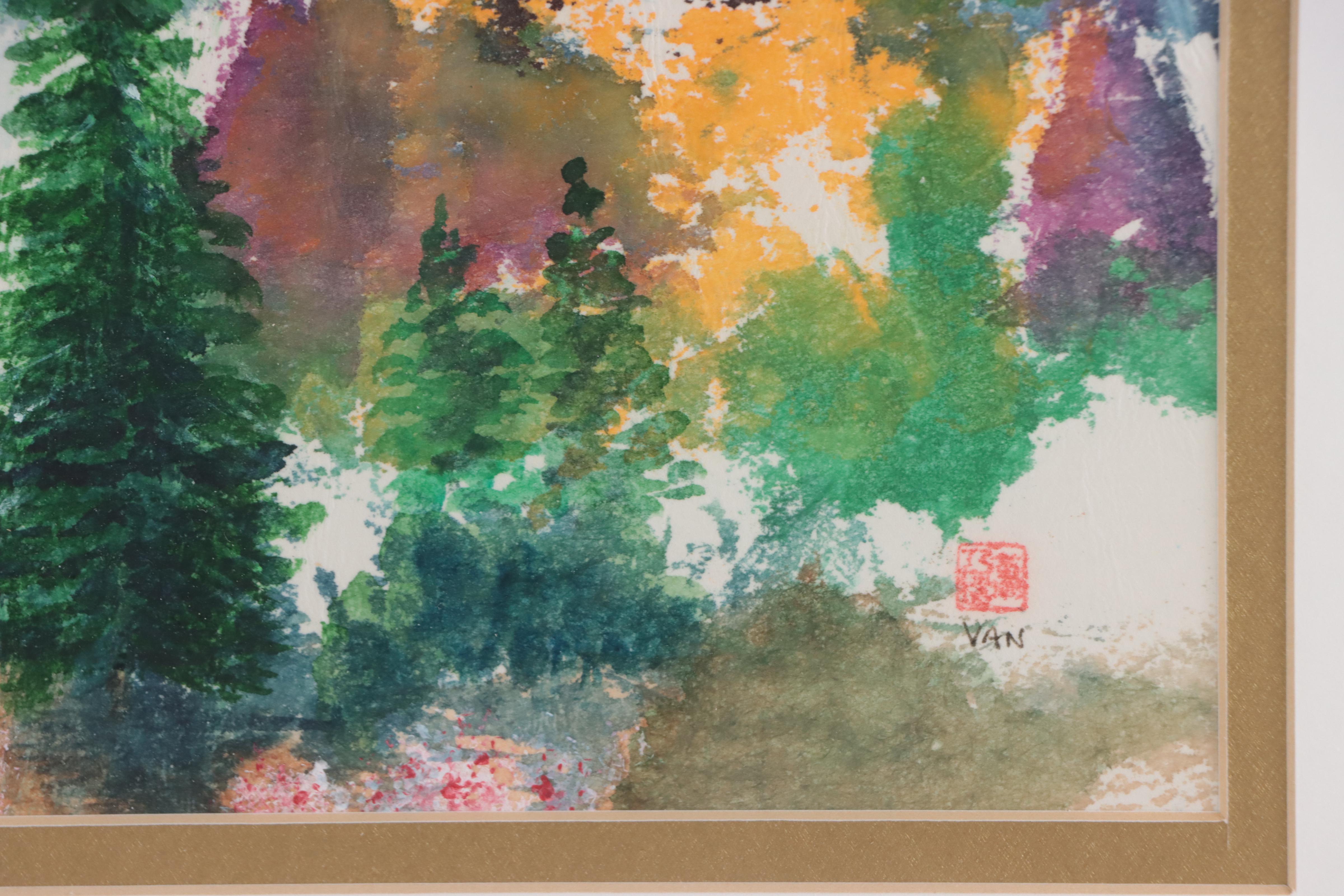 Vanita Doyle Watercolor Painting "Mountains' Pallet"