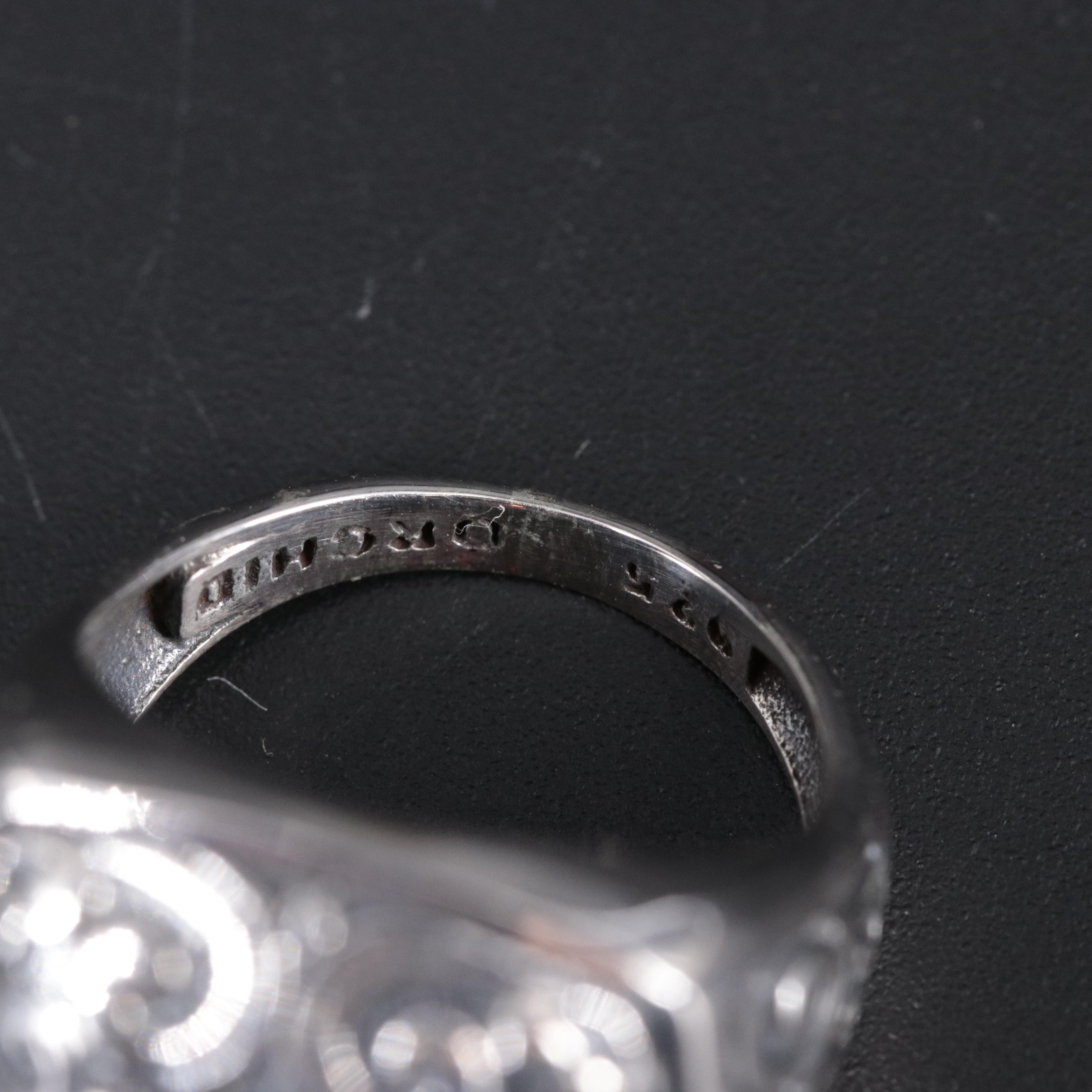 Sterling Silver Garnet Ring