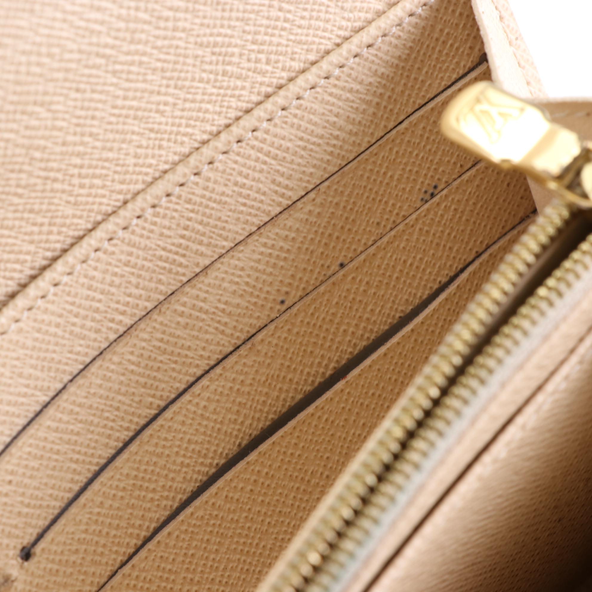 Louis Vuitton Sarah Wallet in Damier Azur Canvas and Leather