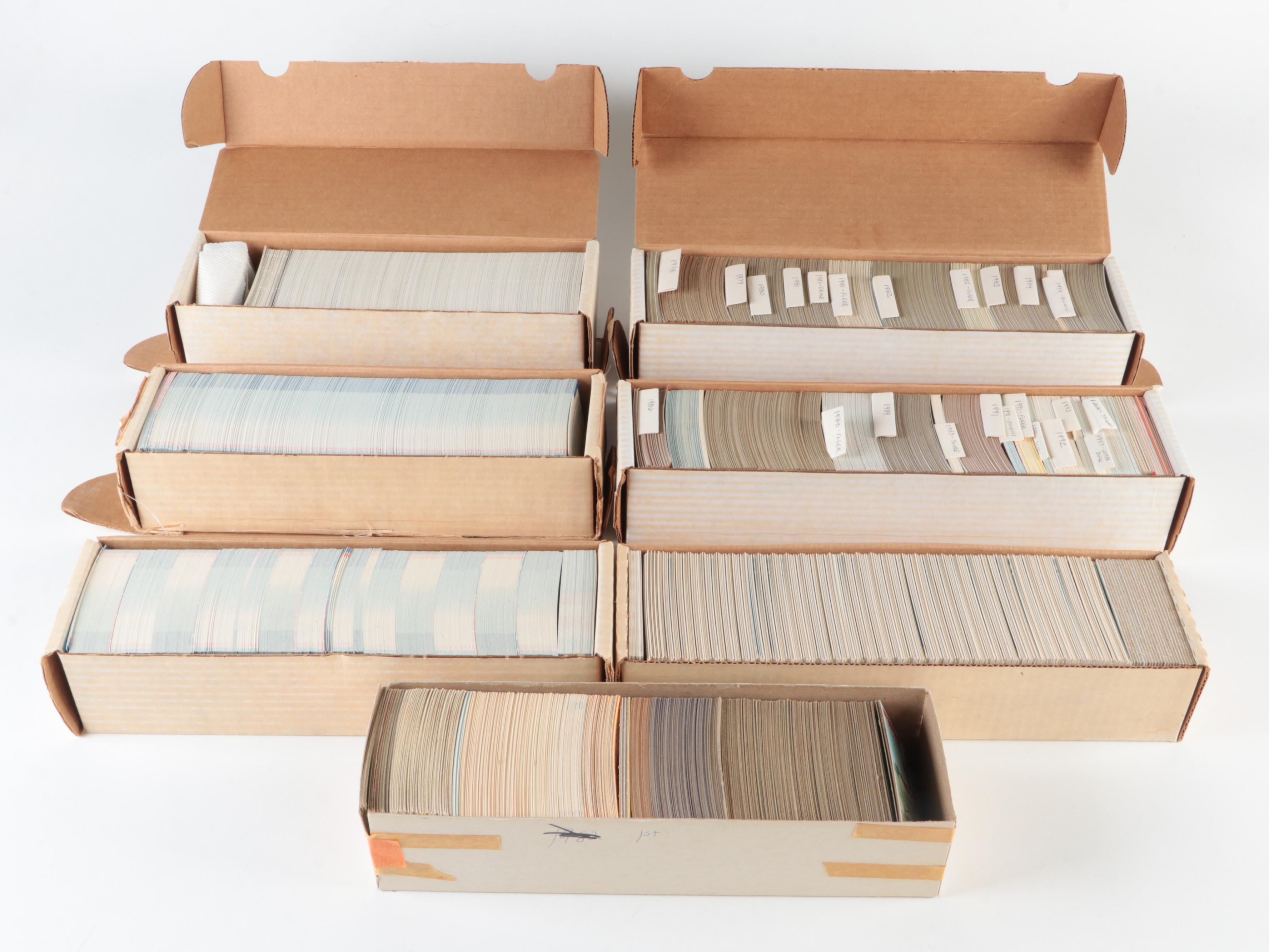 Topps, Leaf, Other Baseball Cards with Ryan, Rose, Johnson, More, 1970s–1990s