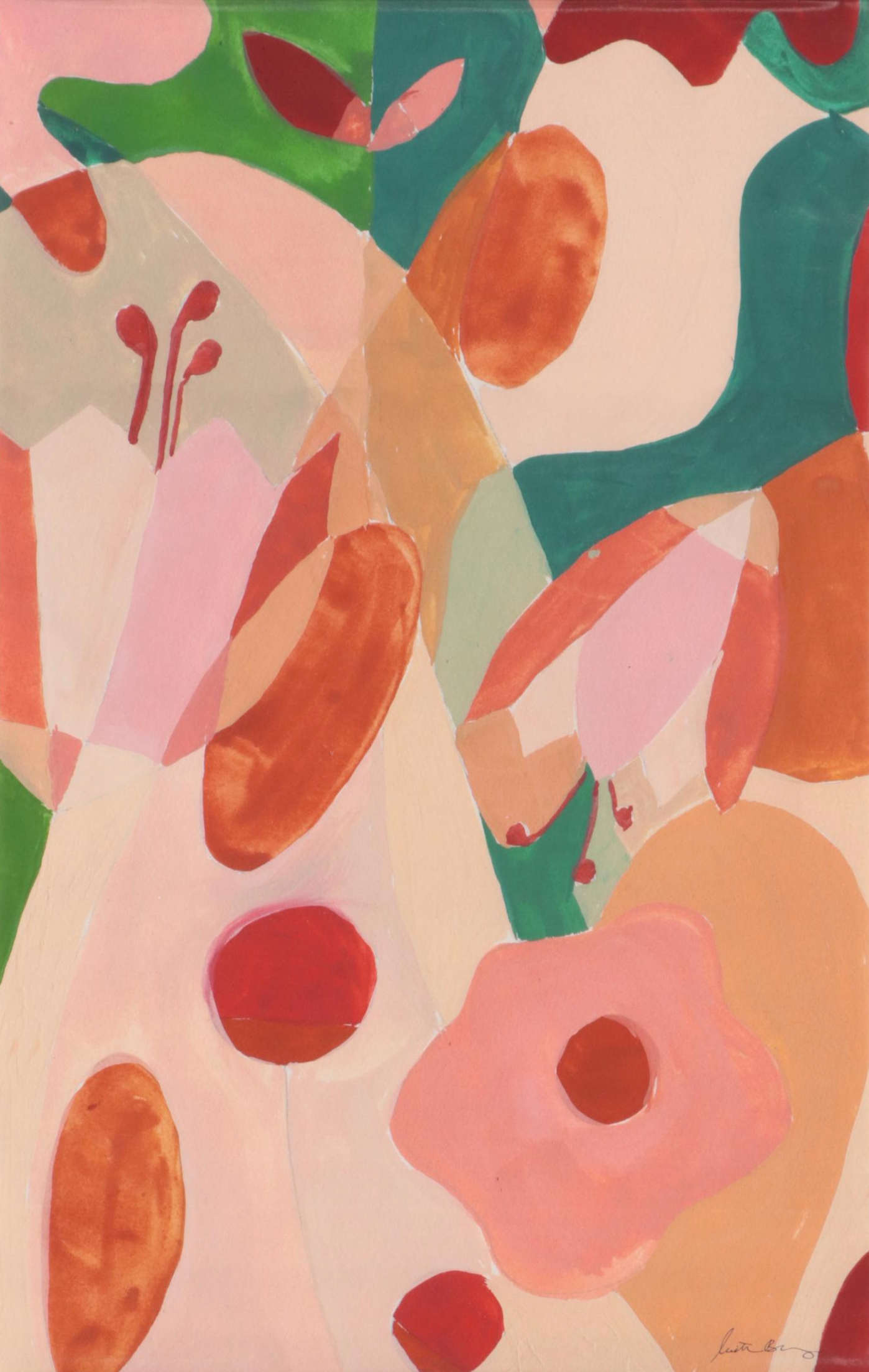 Opalhouse Jungalow Giclée Wall-Hanging Abstract Florals After Justina Blakeney