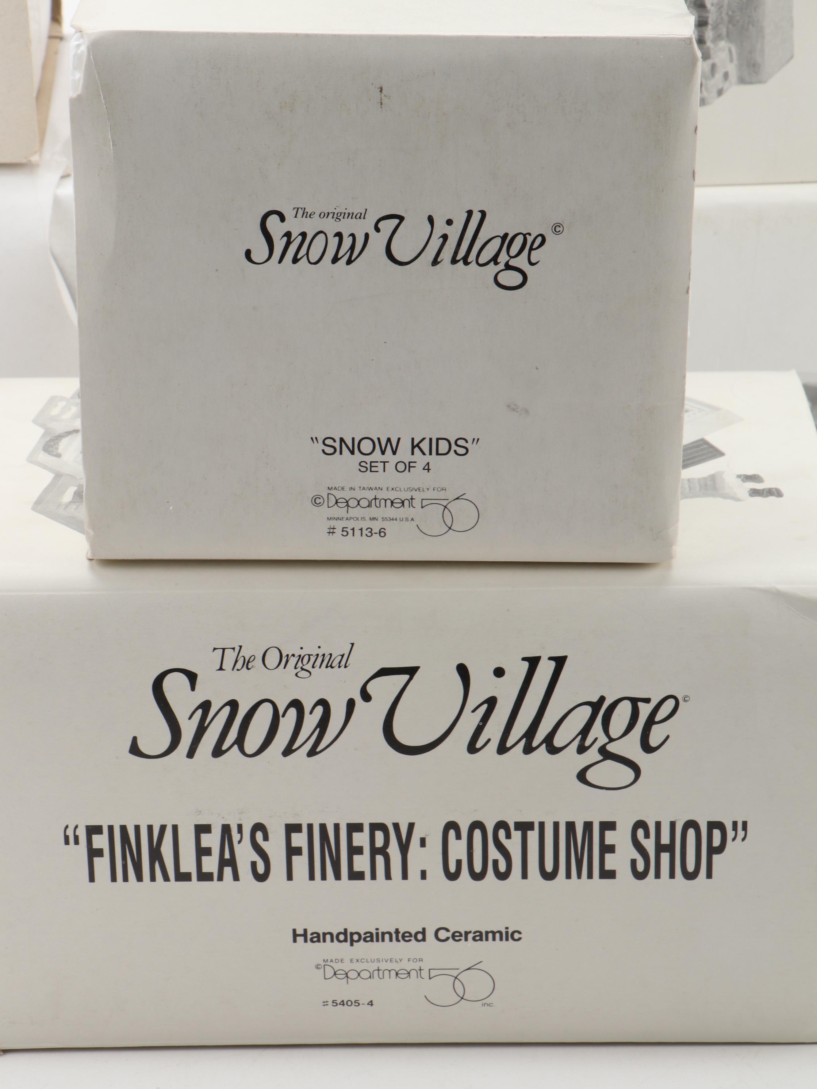 Department 56 Snow Village Houses and Figurines