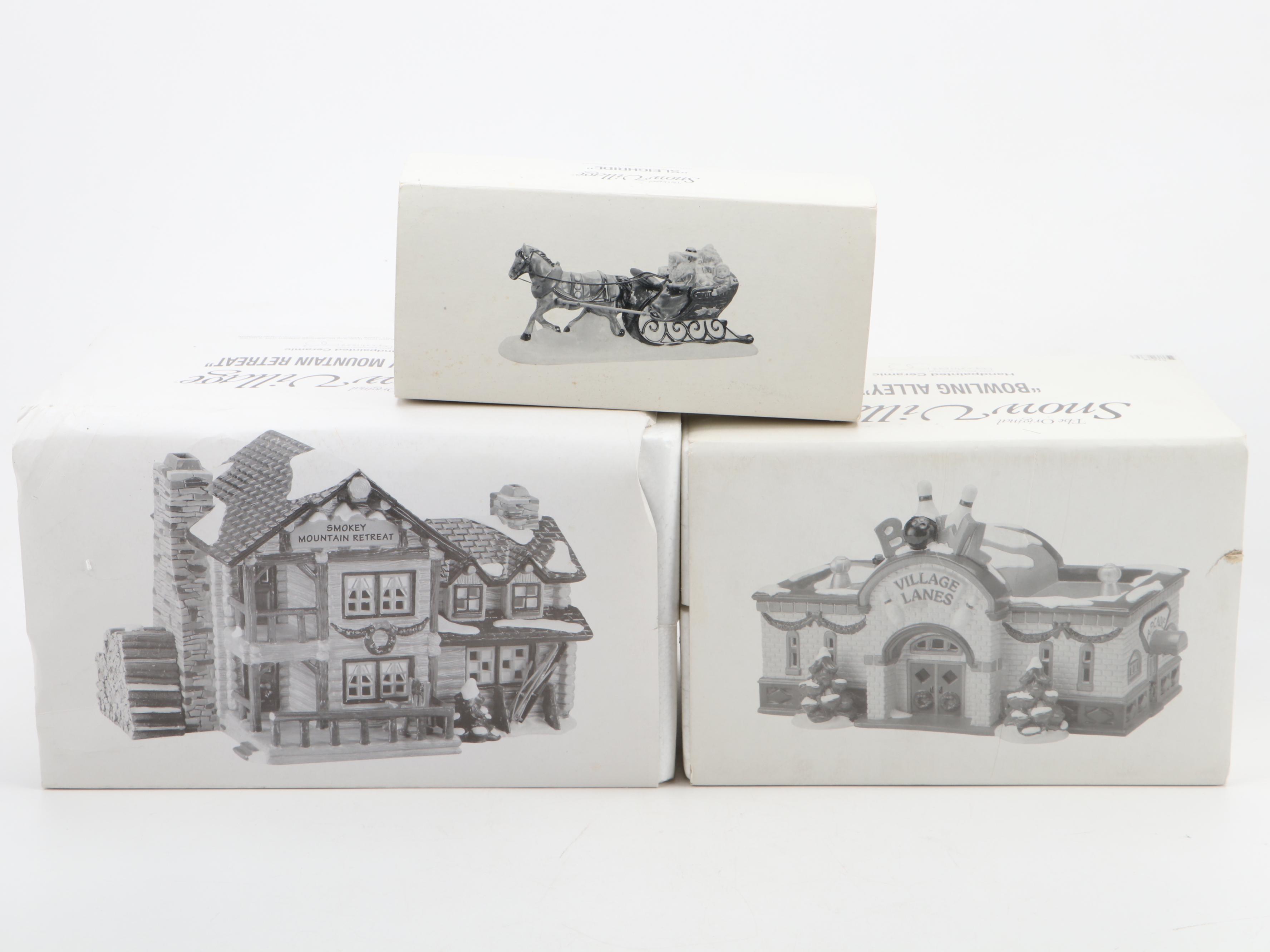 Department 56 Snow Village Houses and Figurines