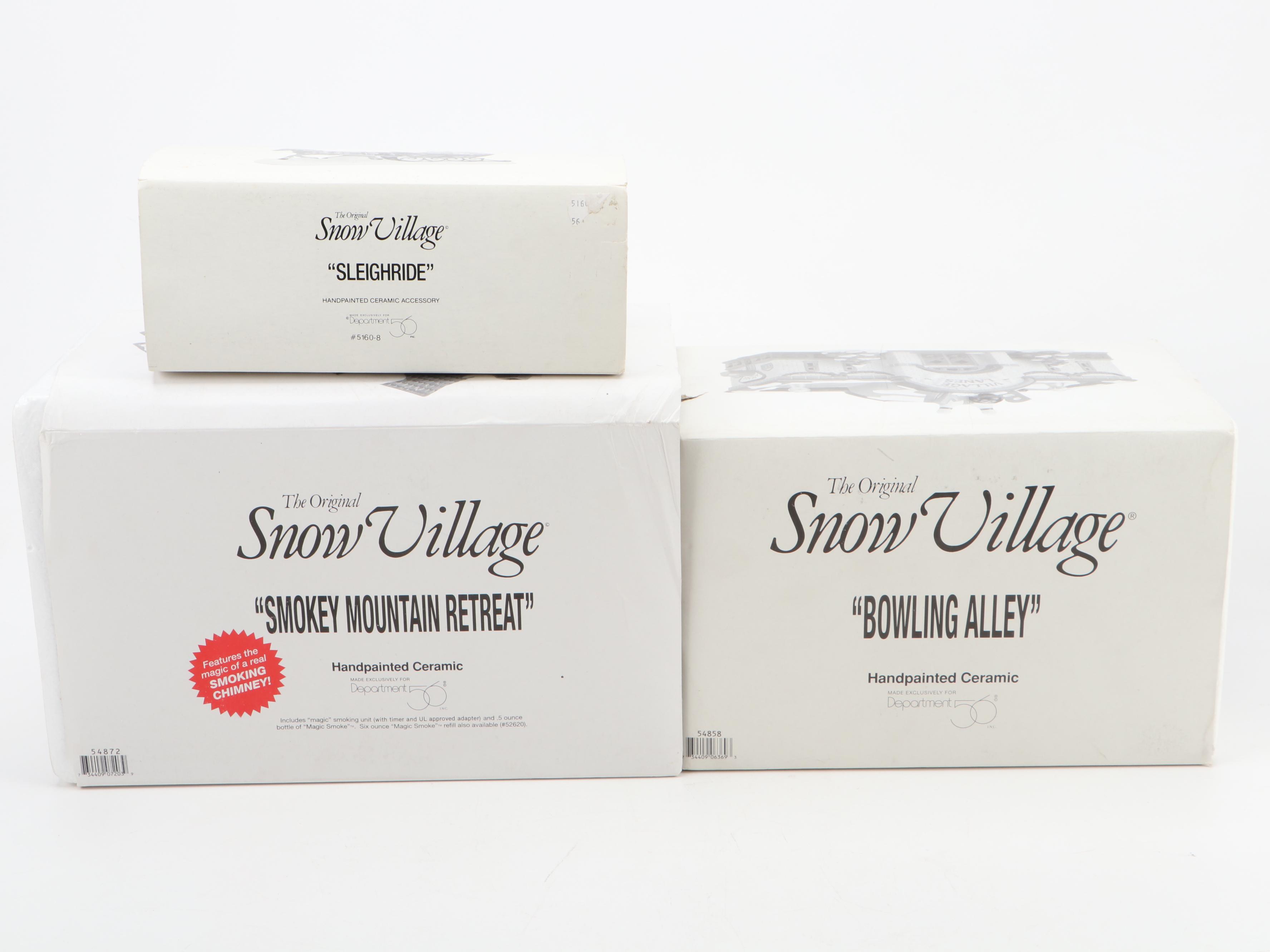 Department 56 Snow Village Houses and Figurines