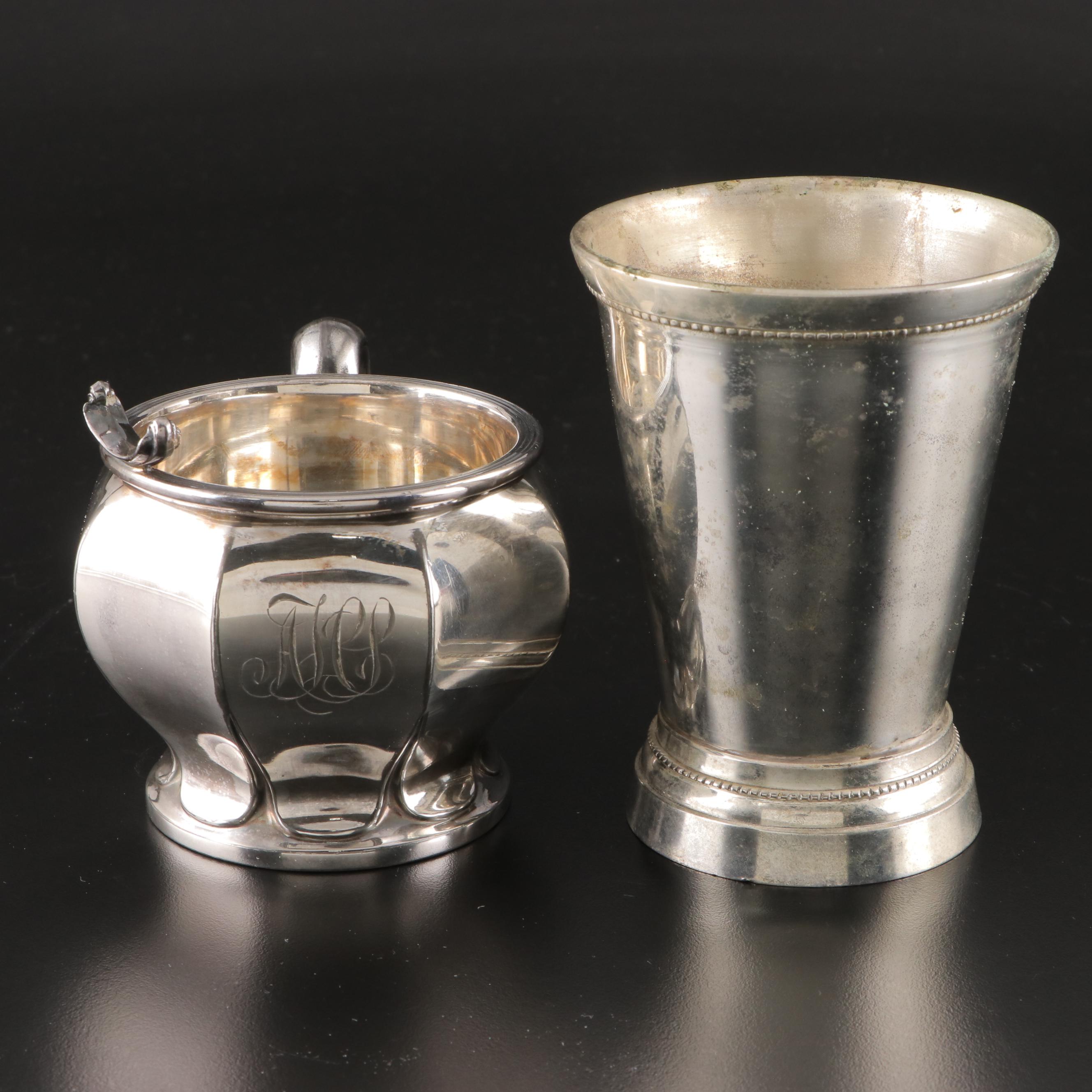 Regal Silver Tea Strainers with Assorted Silver Plate Collection