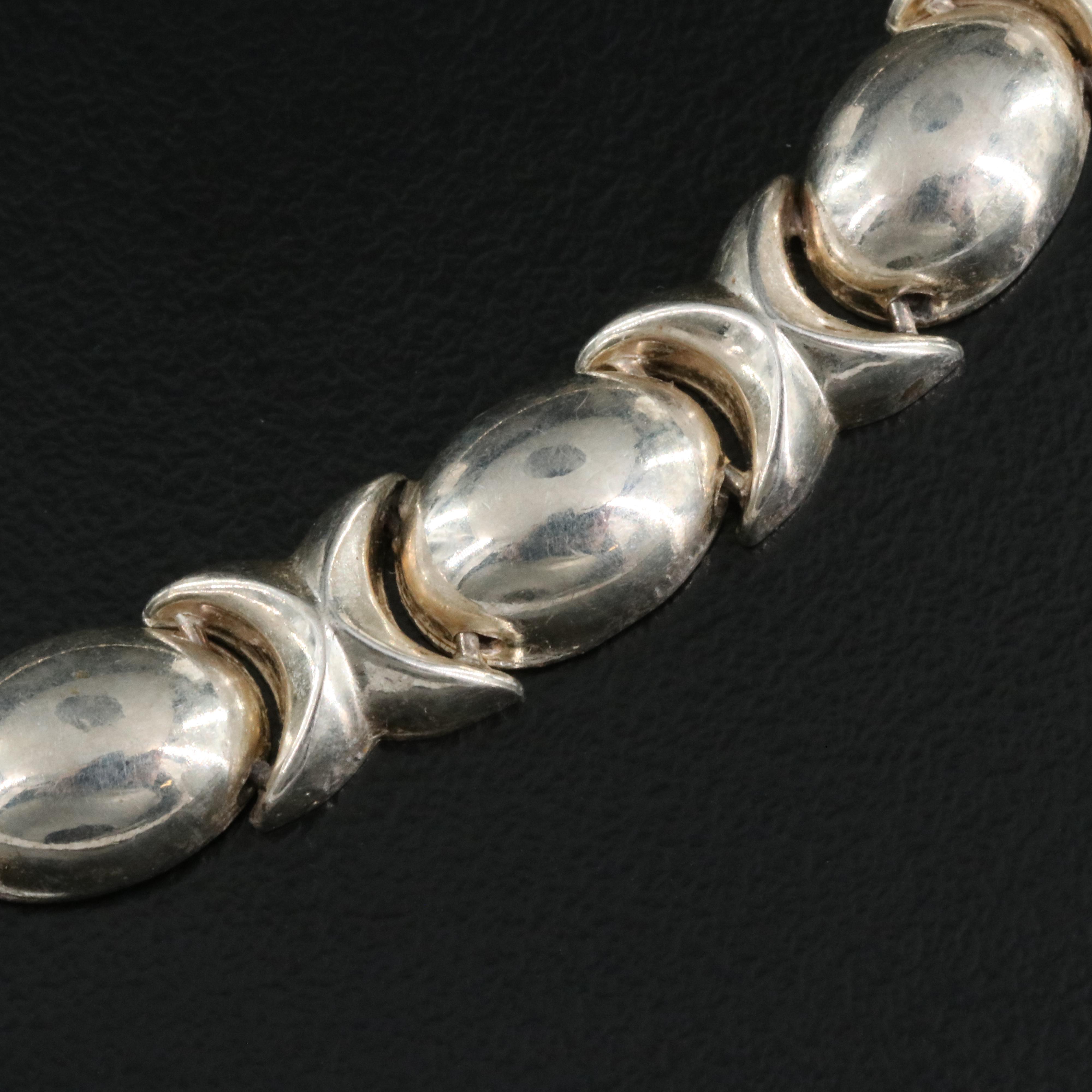 Italian Sterling "X and O" Necklace