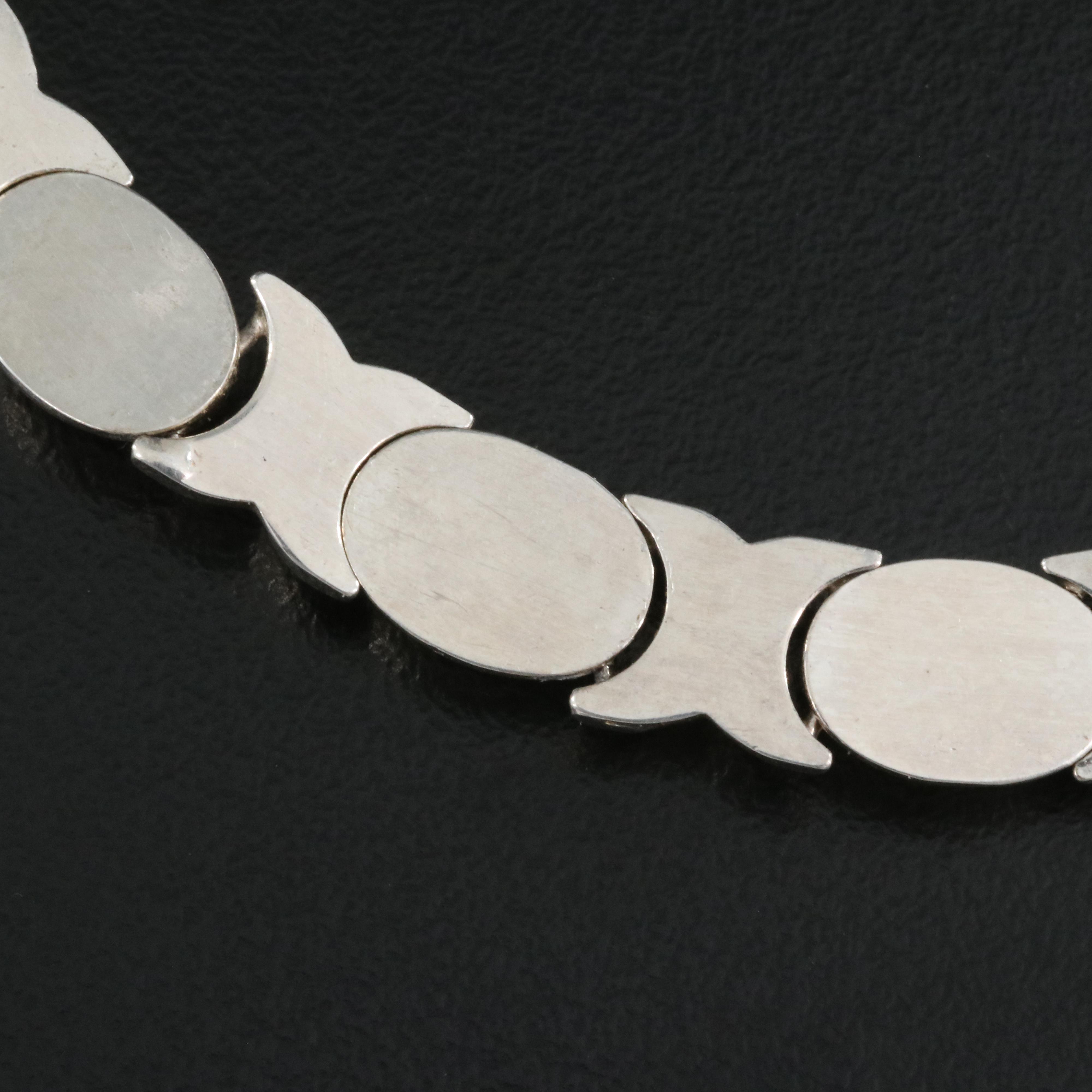 Italian Sterling "X and O" Necklace