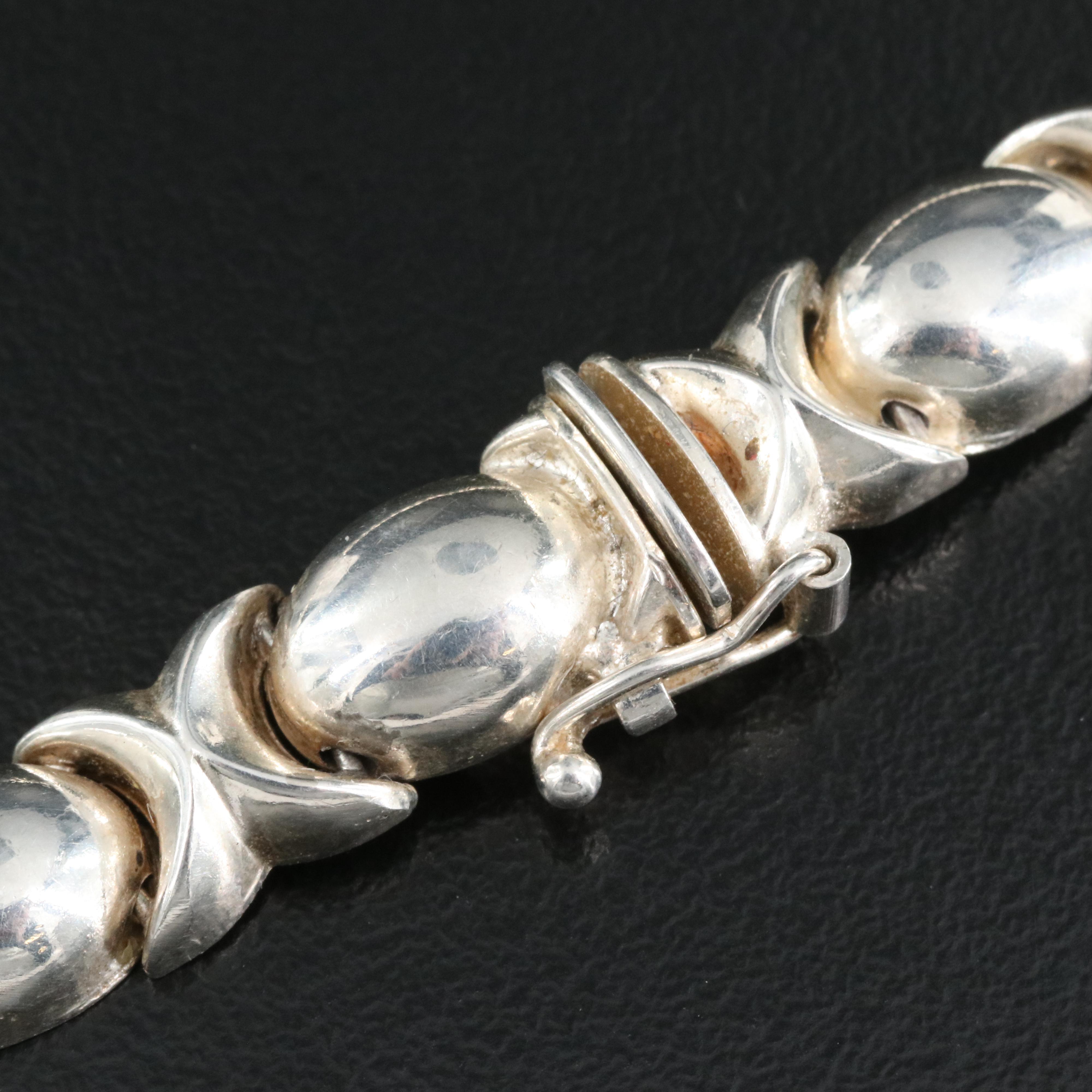 Italian Sterling "X and O" Necklace