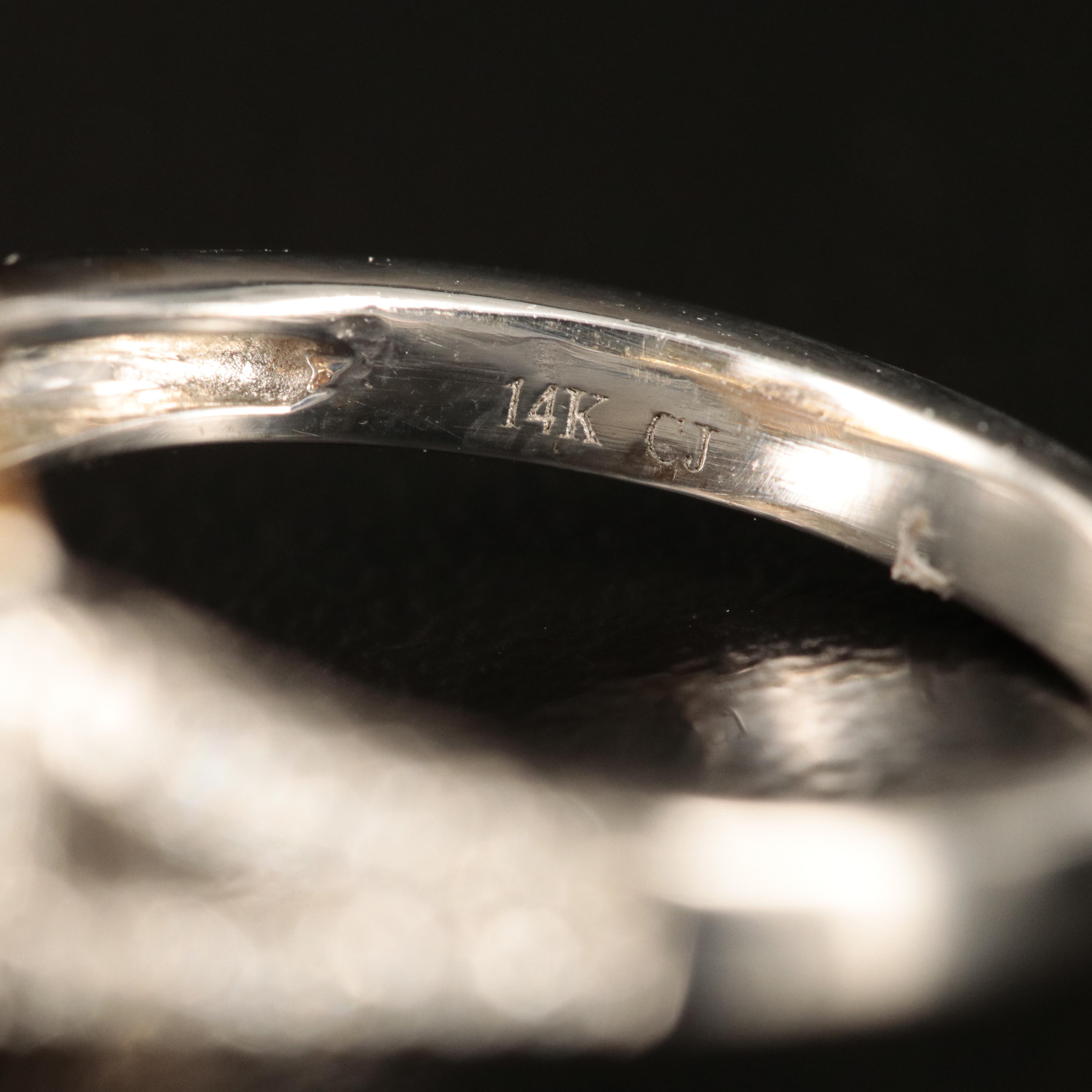 14K Tri-Tone 1.00 CTW Diamond Ring Including Rose Gold