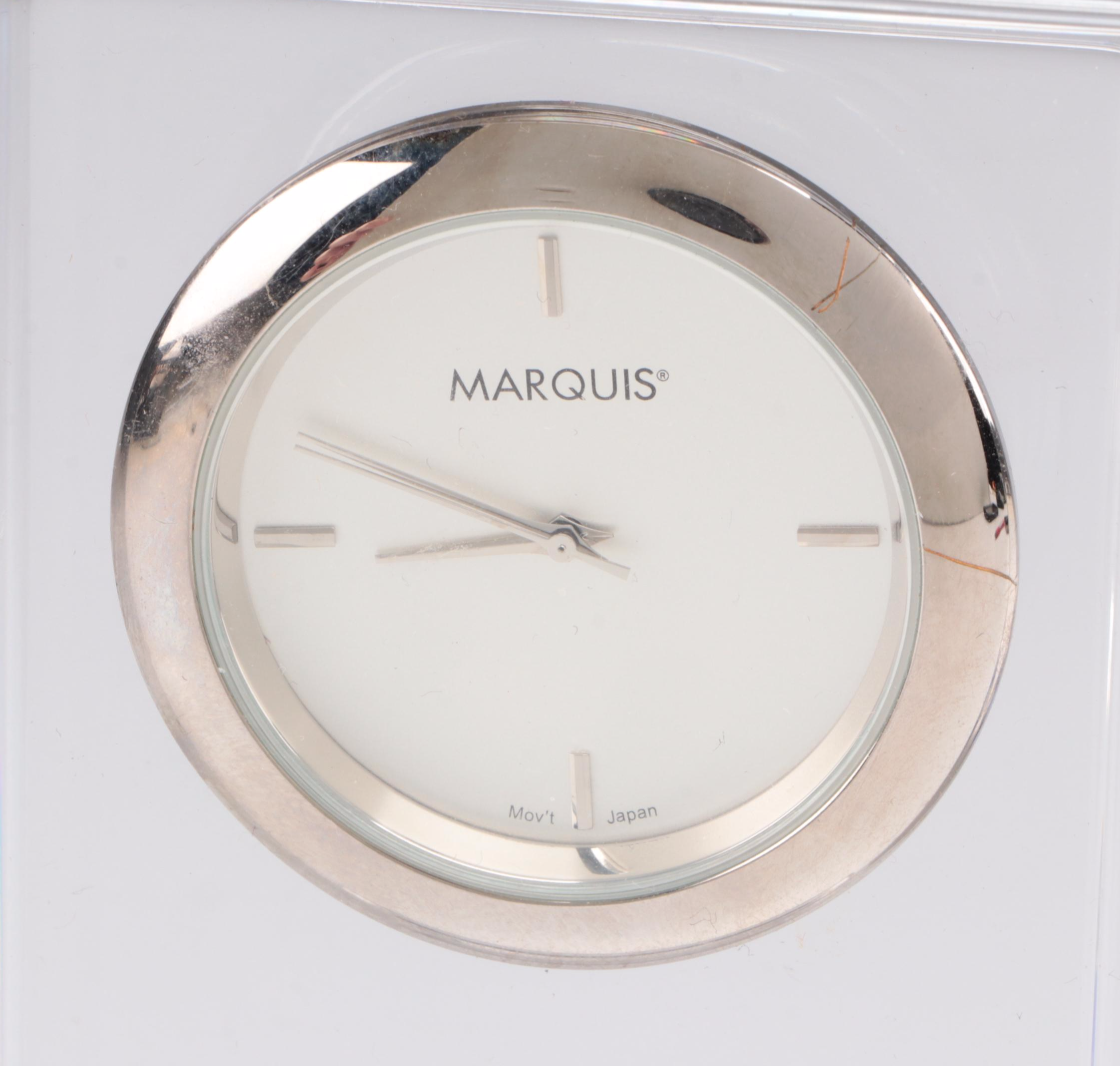 Swarovski Crystal Millennium Edition Planet with Marquis by Waterford Desk Clock
