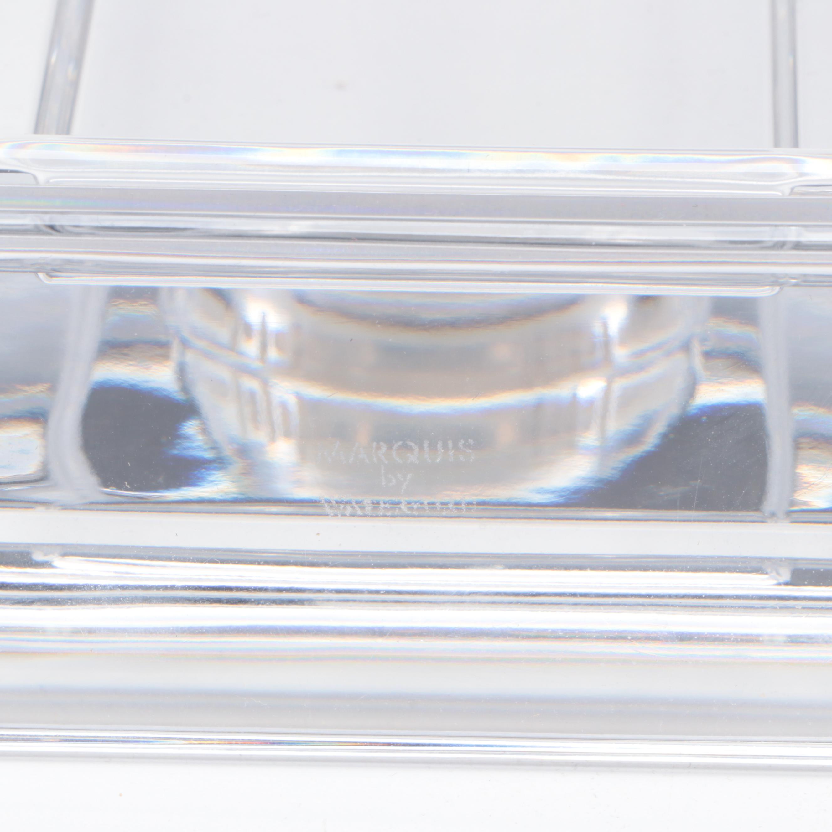 Swarovski Crystal Millennium Edition Planet with Marquis by Waterford Desk Clock