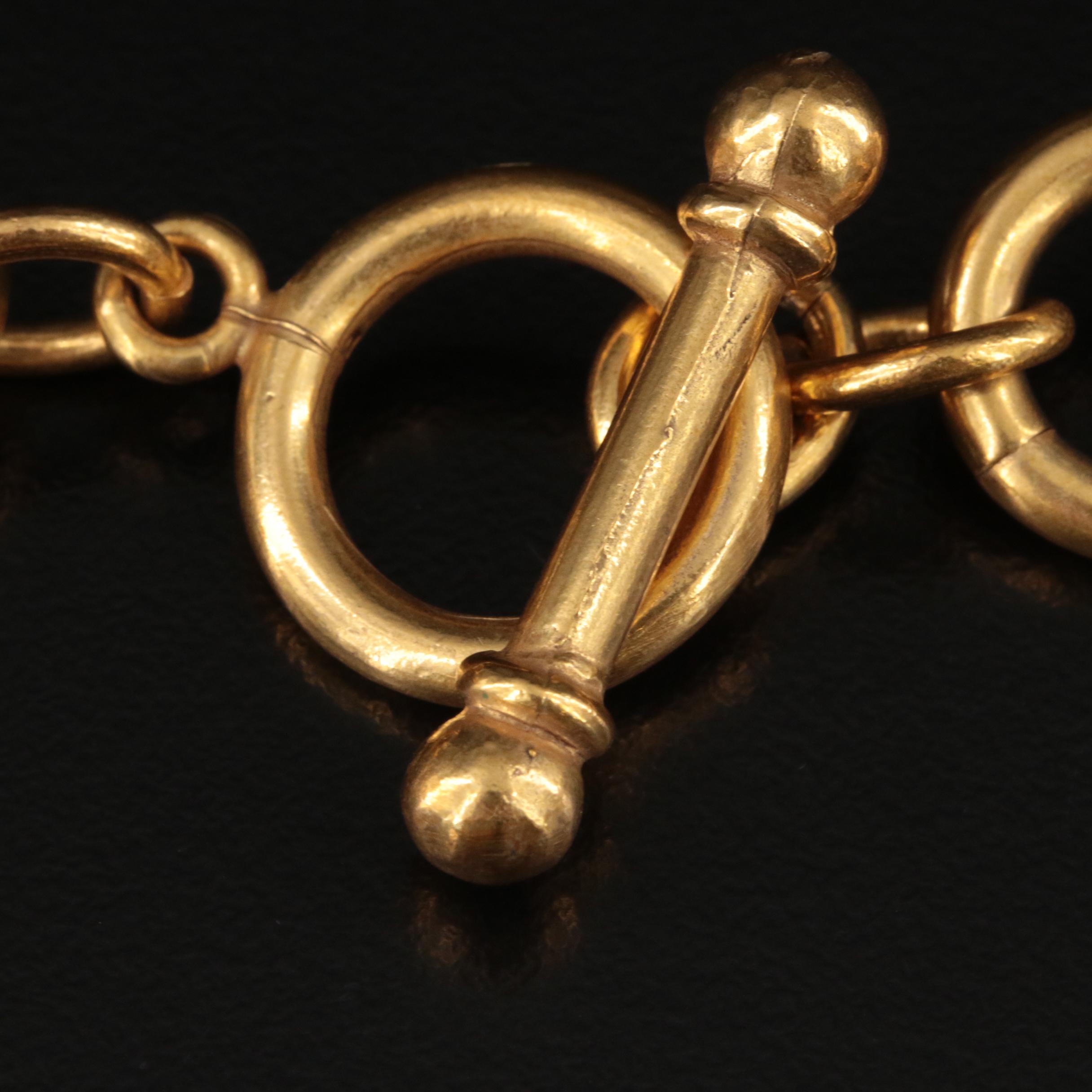 Patrizia Daliana Murano Glass Intaglio and Pearl Station Necklace