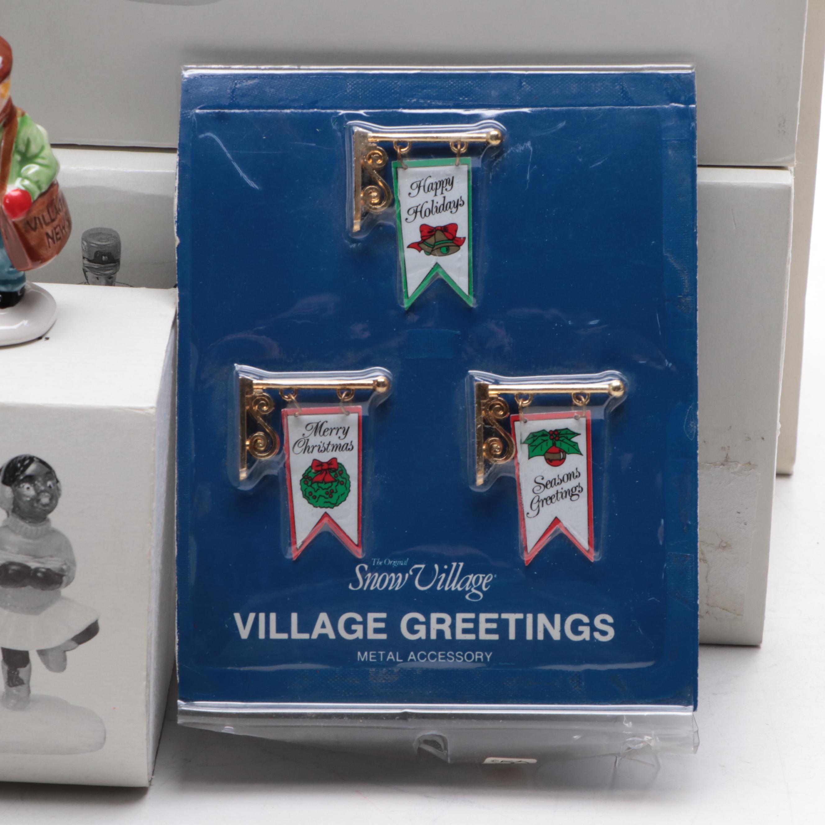 Department 56 Porcelain Village Figurines