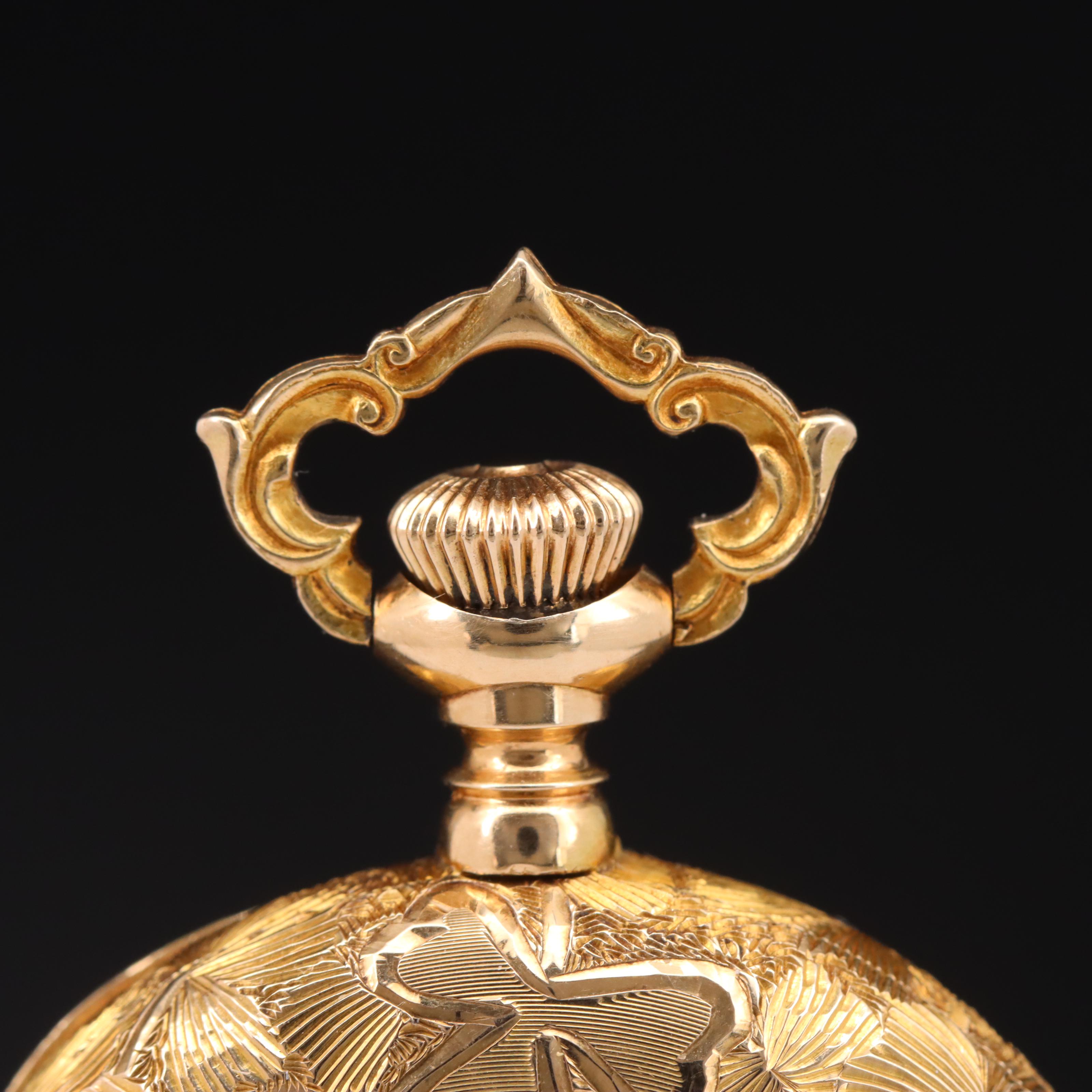 1903 Waltham 14K Hunter Case Pocket Watch