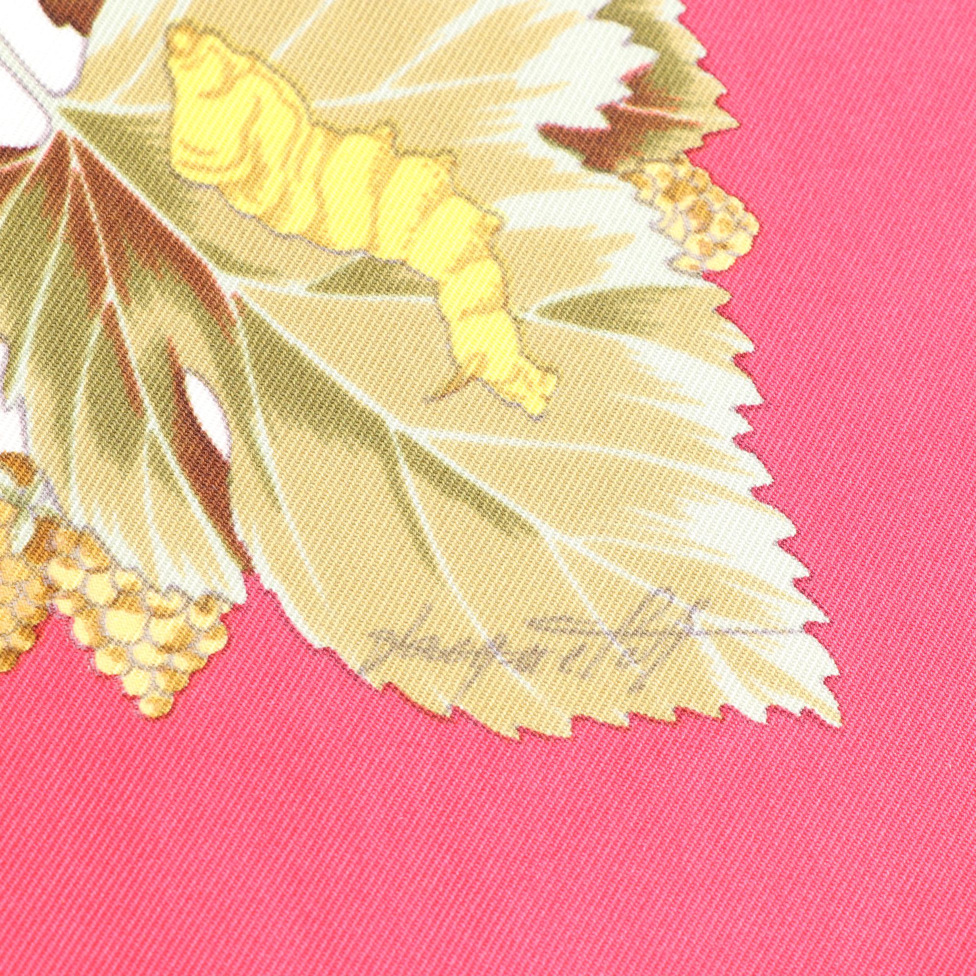 Hermes "Arbre de Soie" Silk Twill Scarf