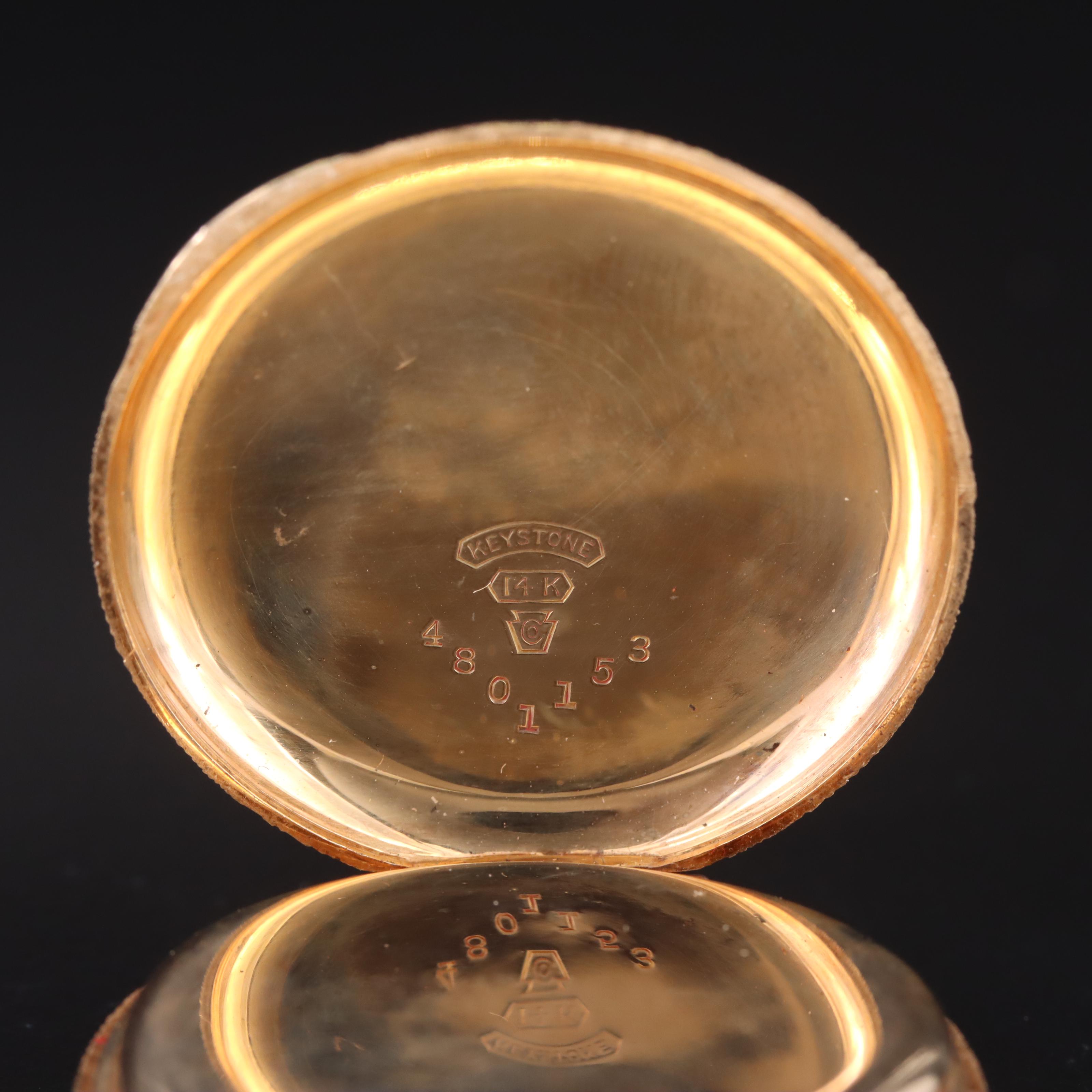 1903 Waltham 14K Hunter Case Pocket Watch