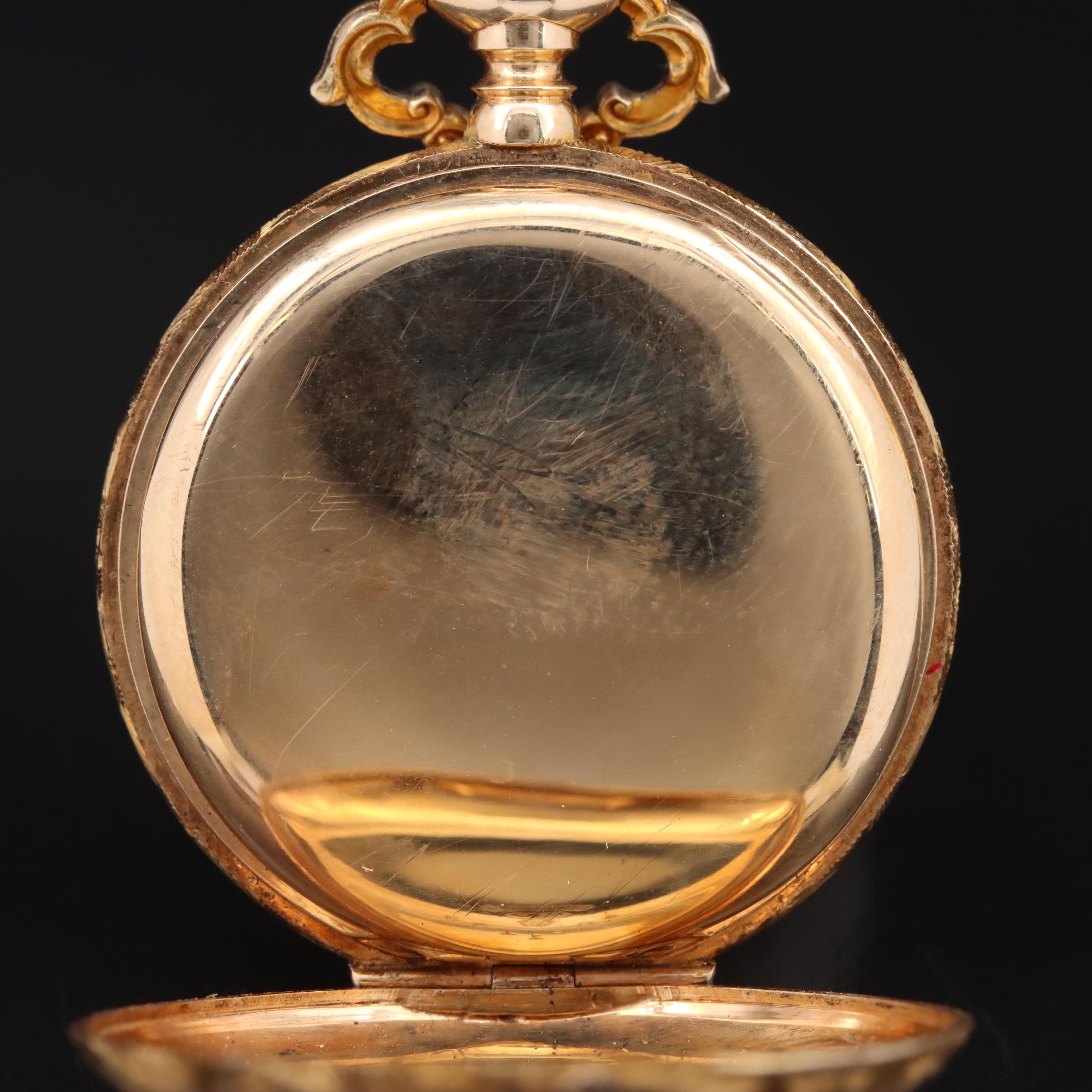 1903 Waltham 14K Hunter Case Pocket Watch