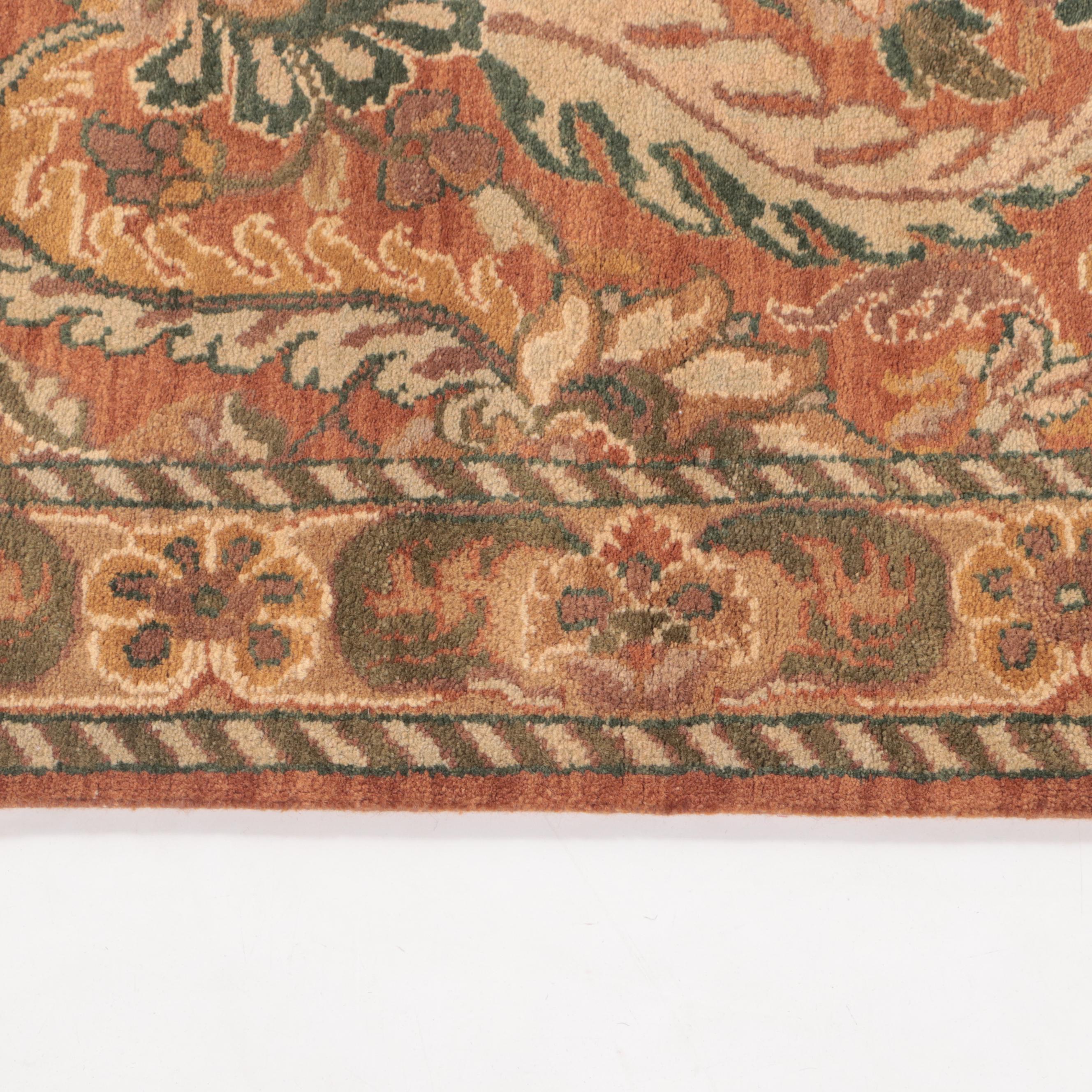2'11 x 10'2 Hand-Knotted Indo-Persian Style Carpet Runner