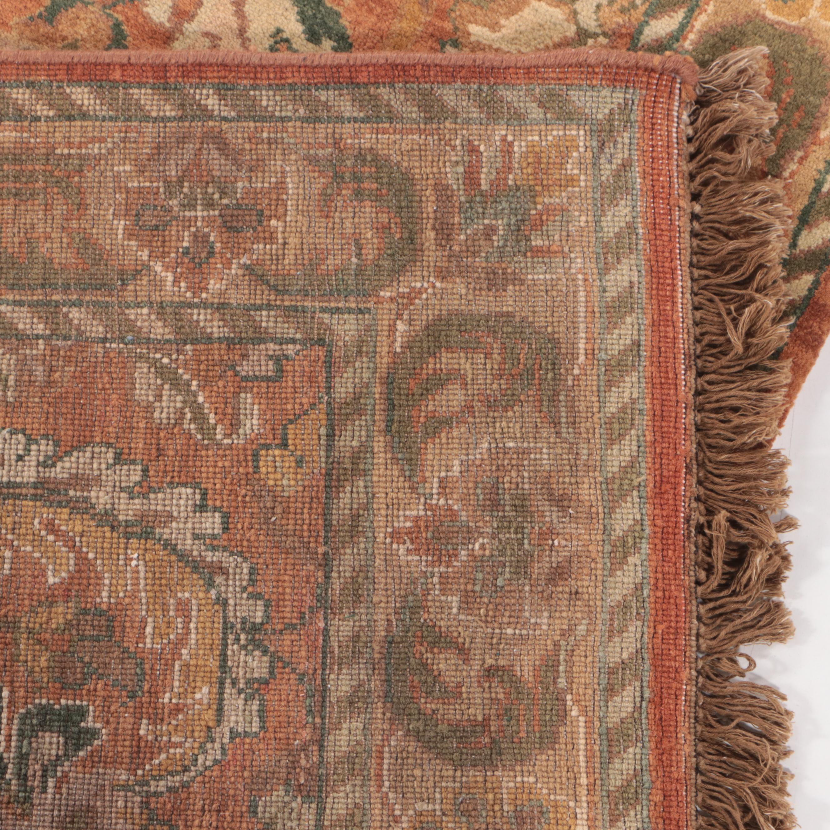 2'11 x 10'2 Hand-Knotted Indo-Persian Style Carpet Runner