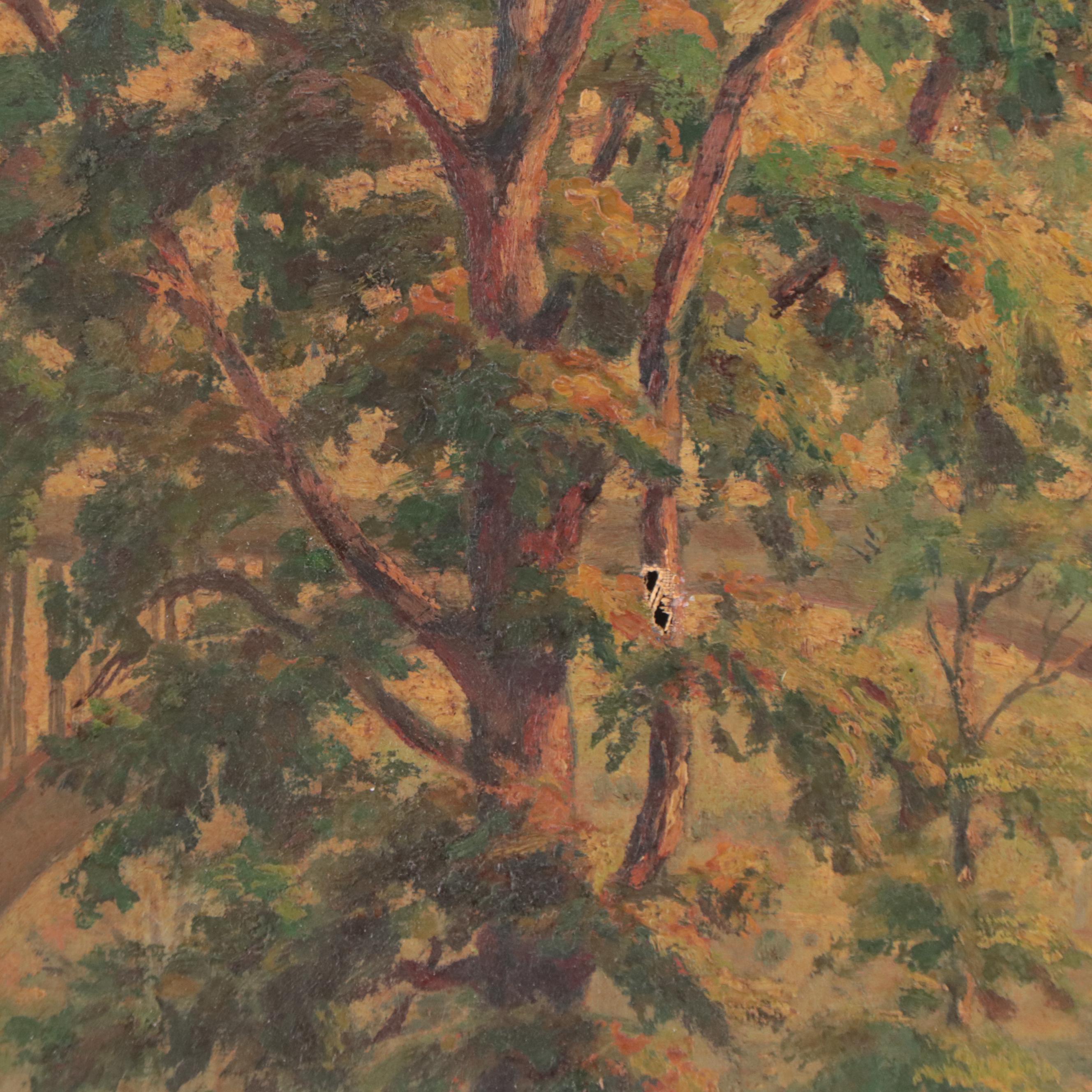 John Thomason Landscape Oil Painting, 1938