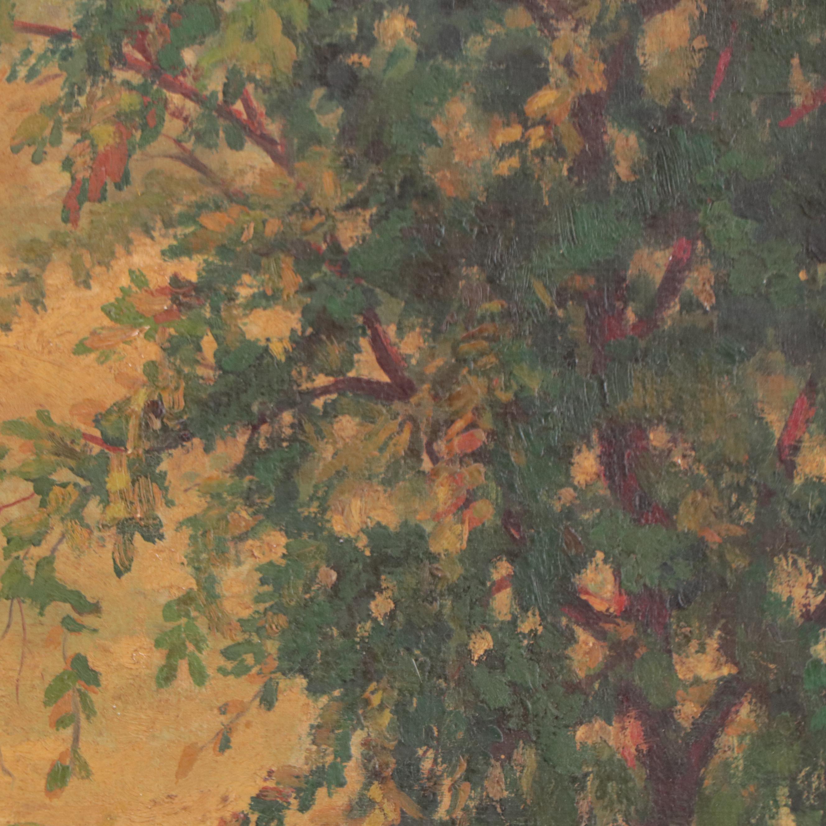 John Thomason Landscape Oil Painting, 1938