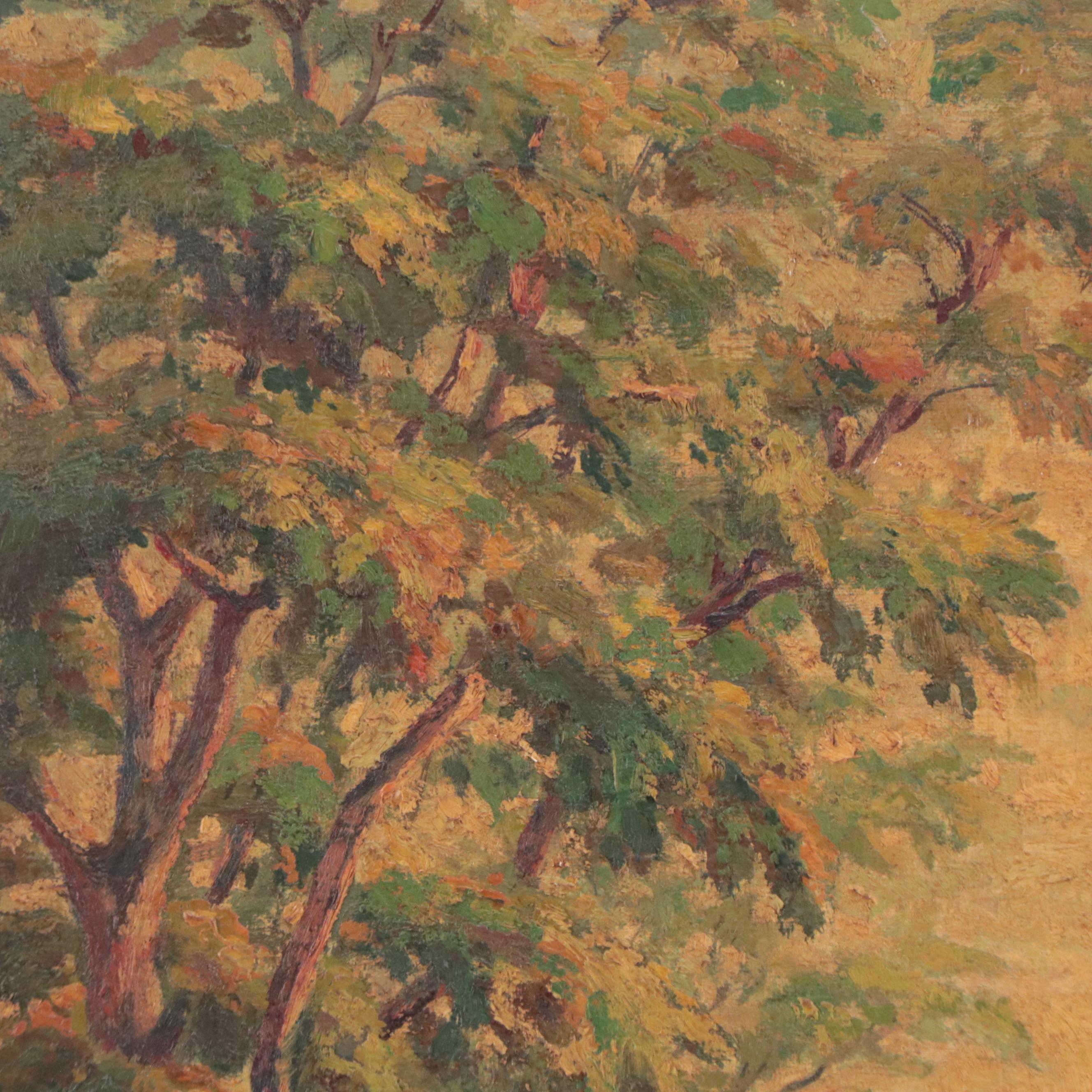 John Thomason Landscape Oil Painting, 1938