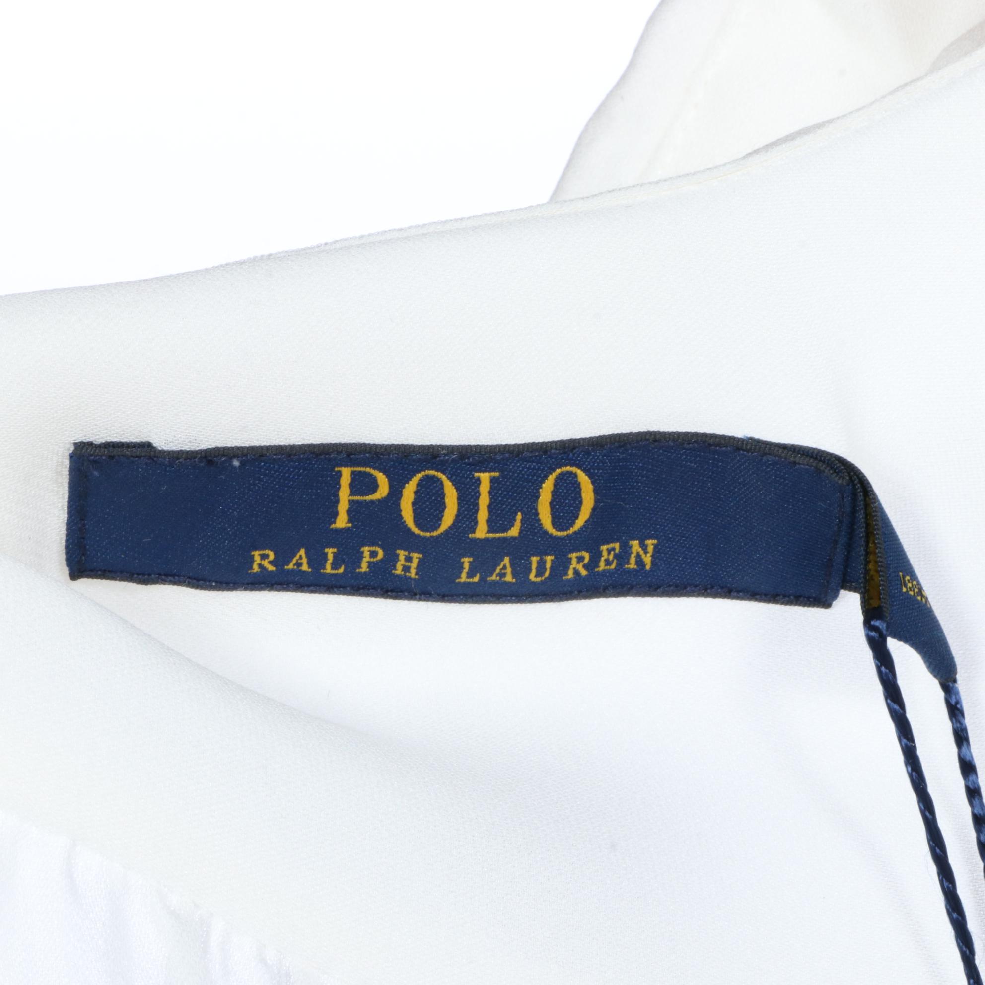 Polo Ralph Lauren Velvet/Silk Tuxedo Jacket and Silk Blouse, New with Tags