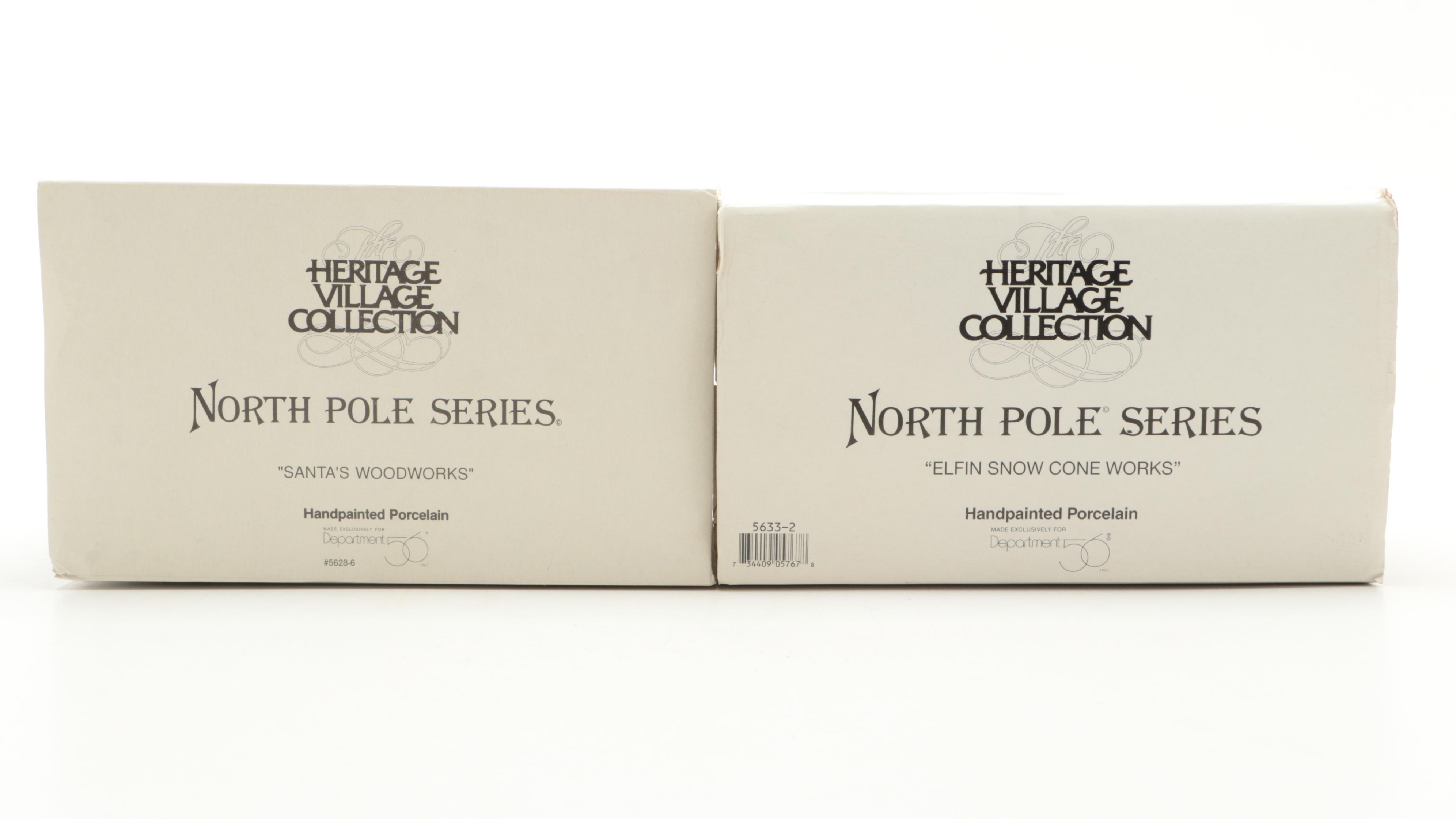 Department 56 "Start A Tradition" Set and other North Pole Series Buildings