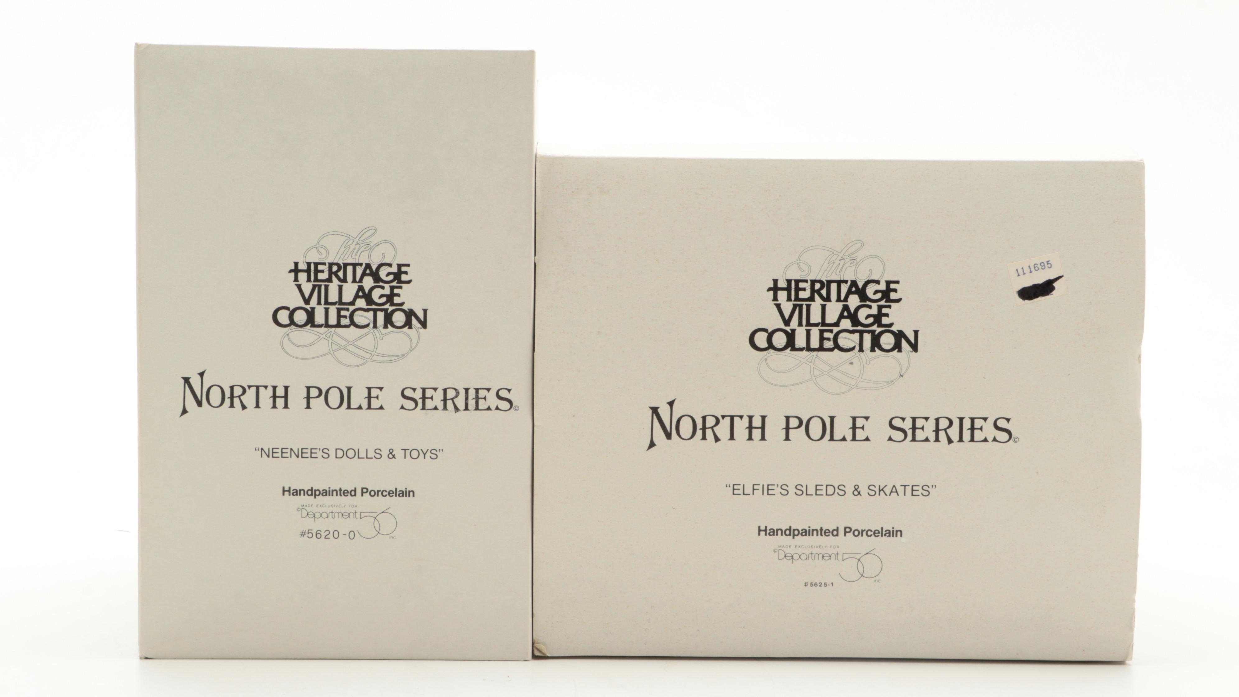 Department 56 "Start A Tradition" Set and other North Pole Series Buildings