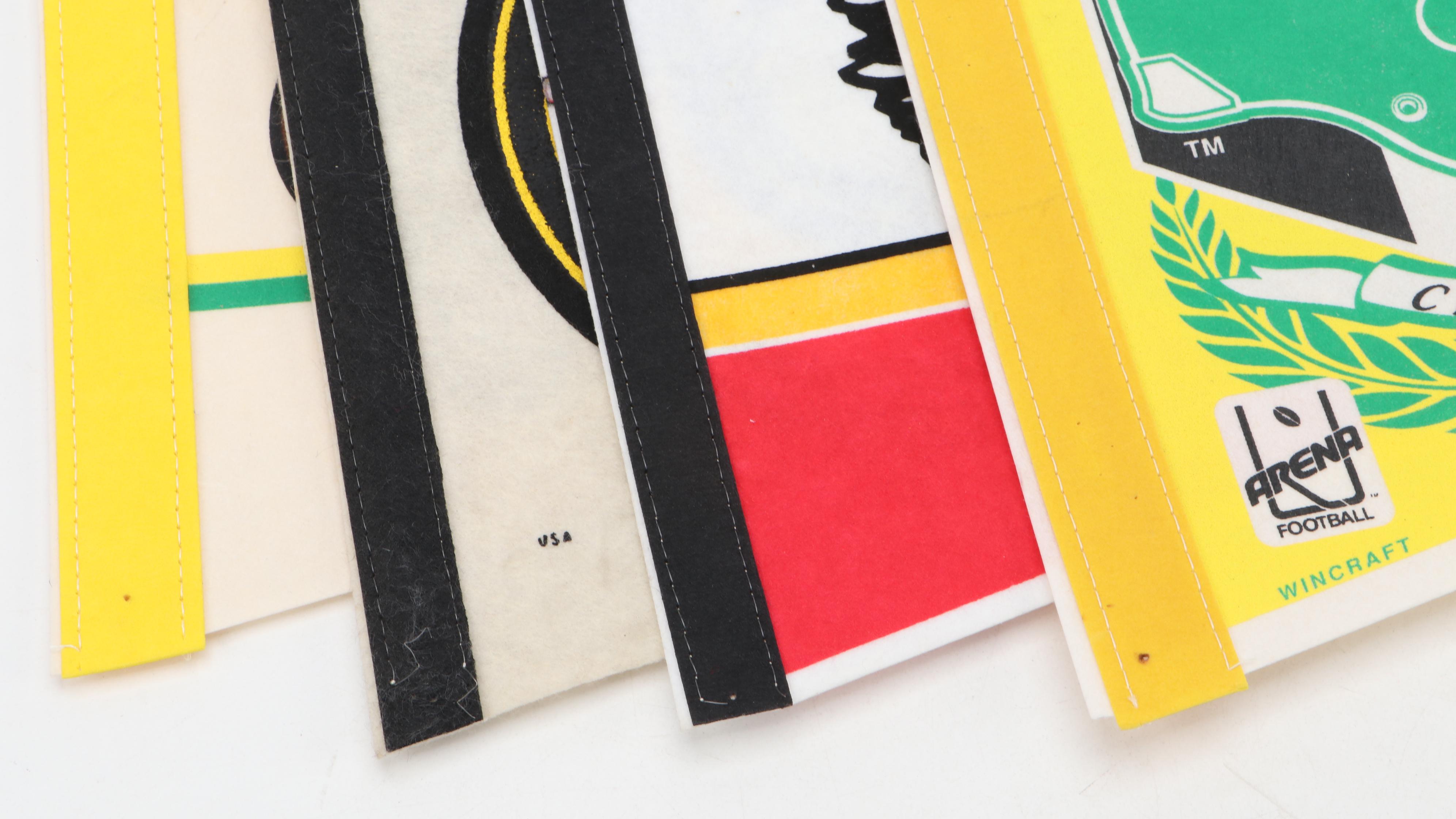 Cincinnati Stingers, Cyclones and Rockets Hockey and Football Pennants