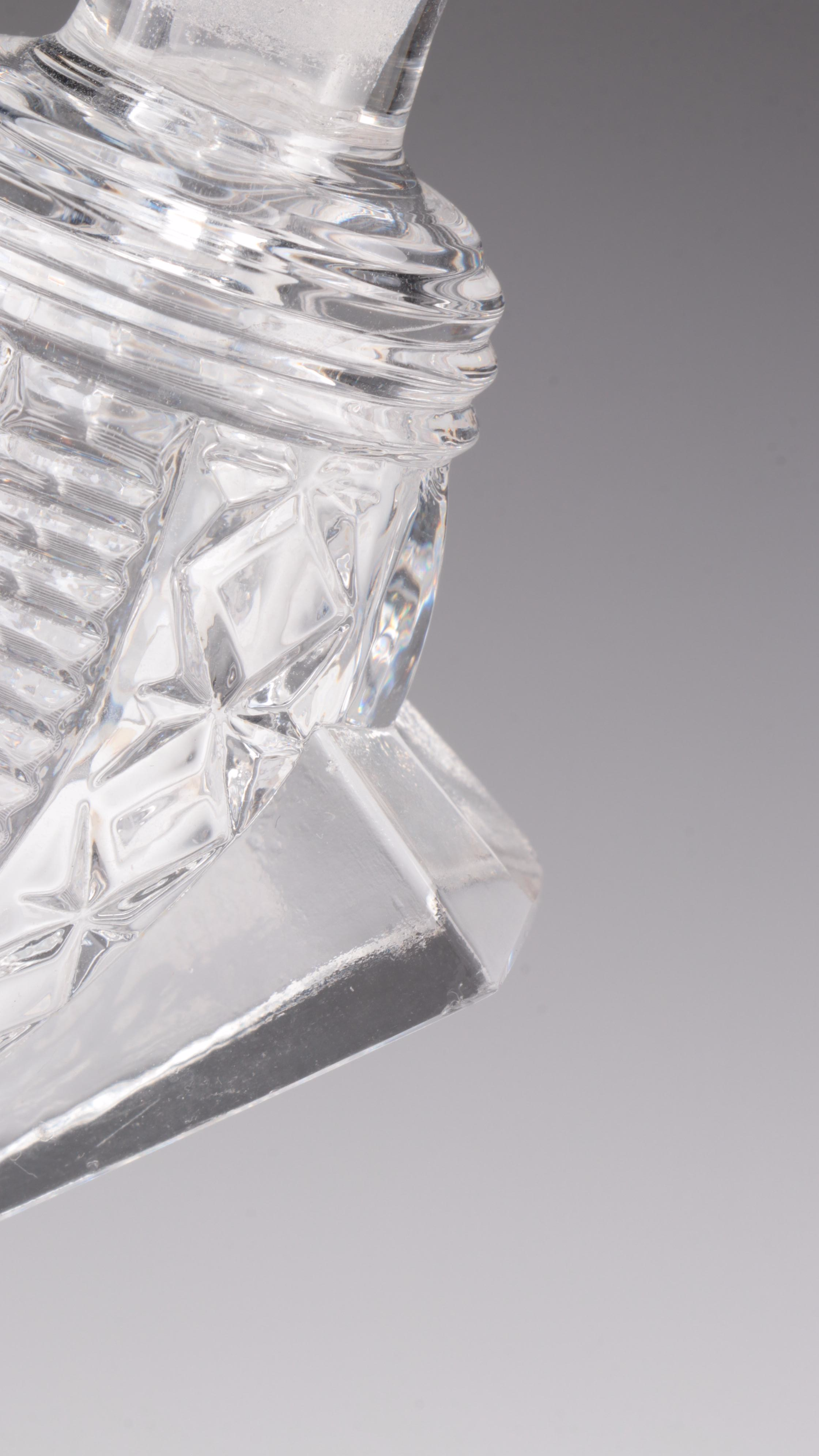 Waterford Crystal with Bohemian Cut Glass and Other Art Glass Perfume Bottles