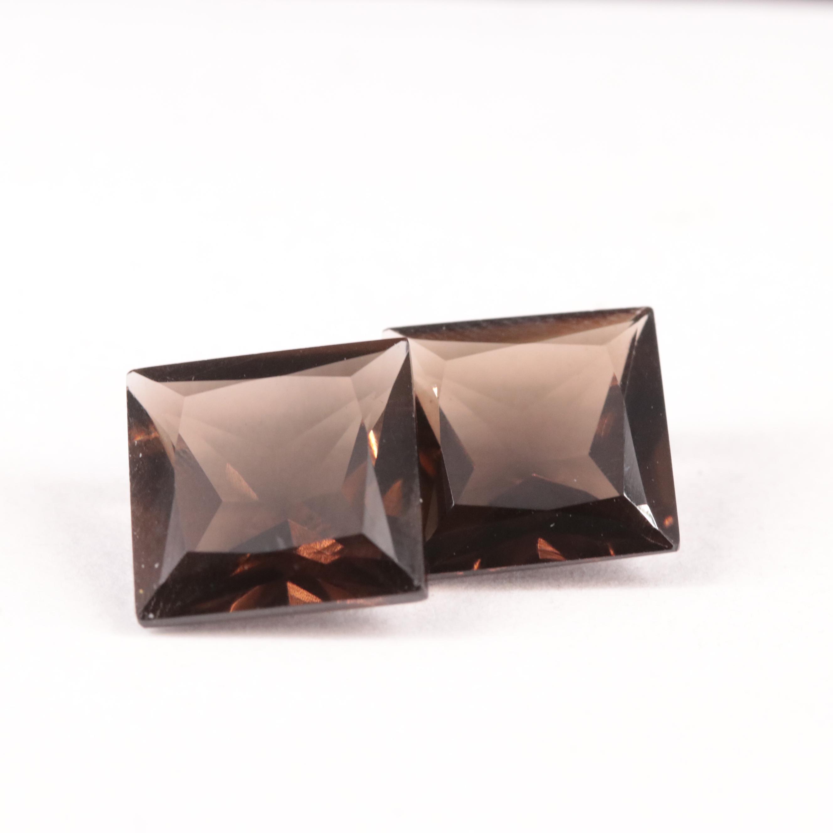 Loose 12.38 CTW Smoky Quartz