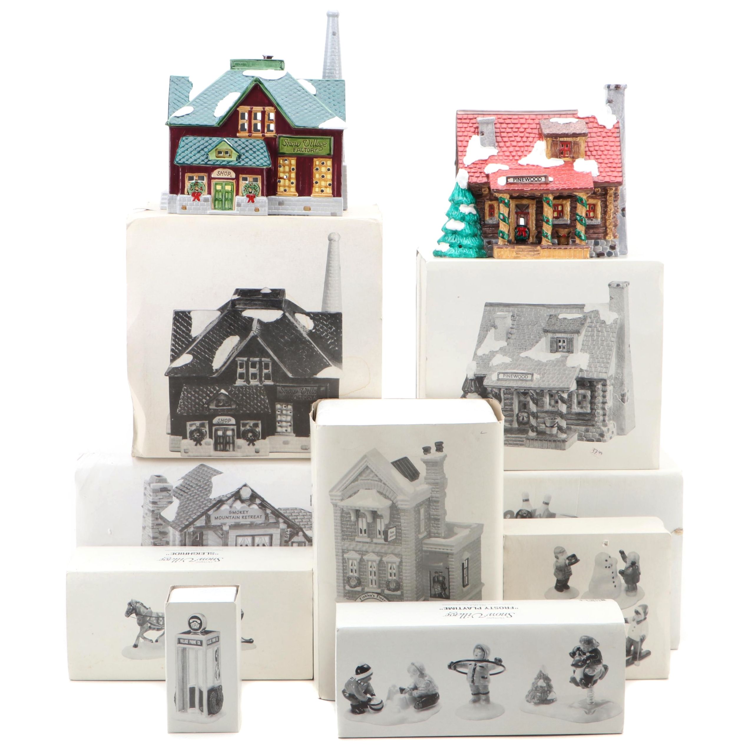 Department 56 Snow Village Houses and Figurines