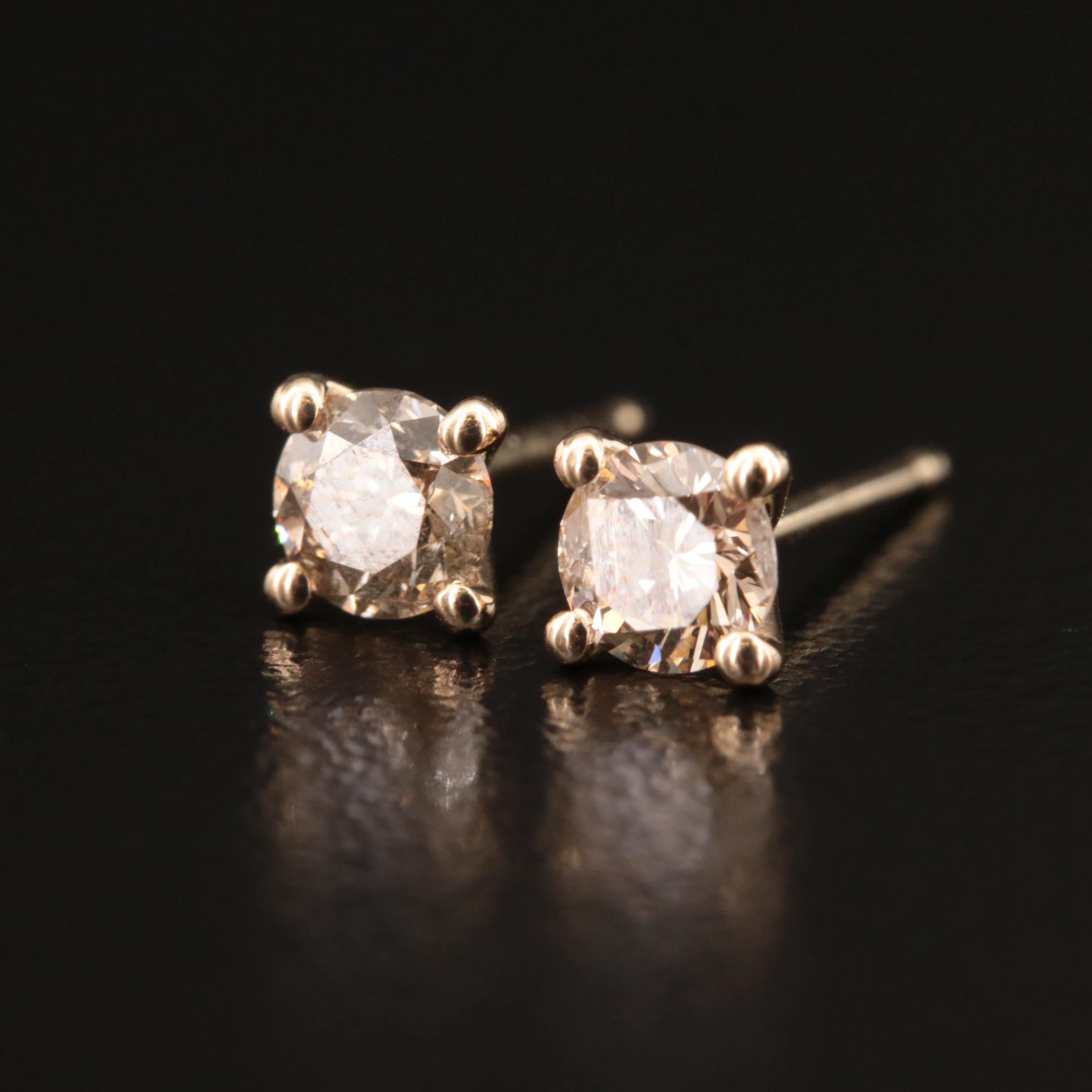 14K 0.46 CTW Diamond Stud Earrings