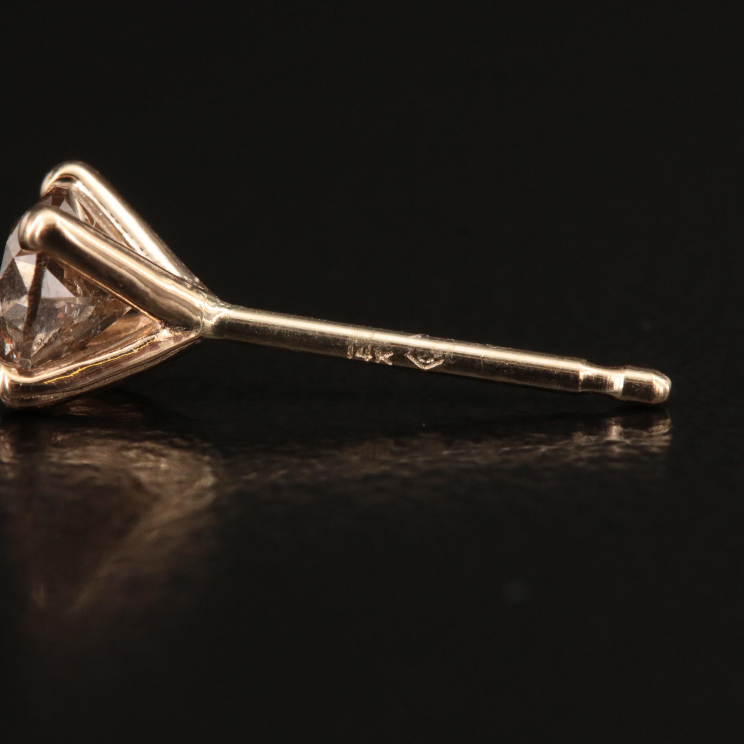 14K 0.46 CTW Diamond Stud Earrings