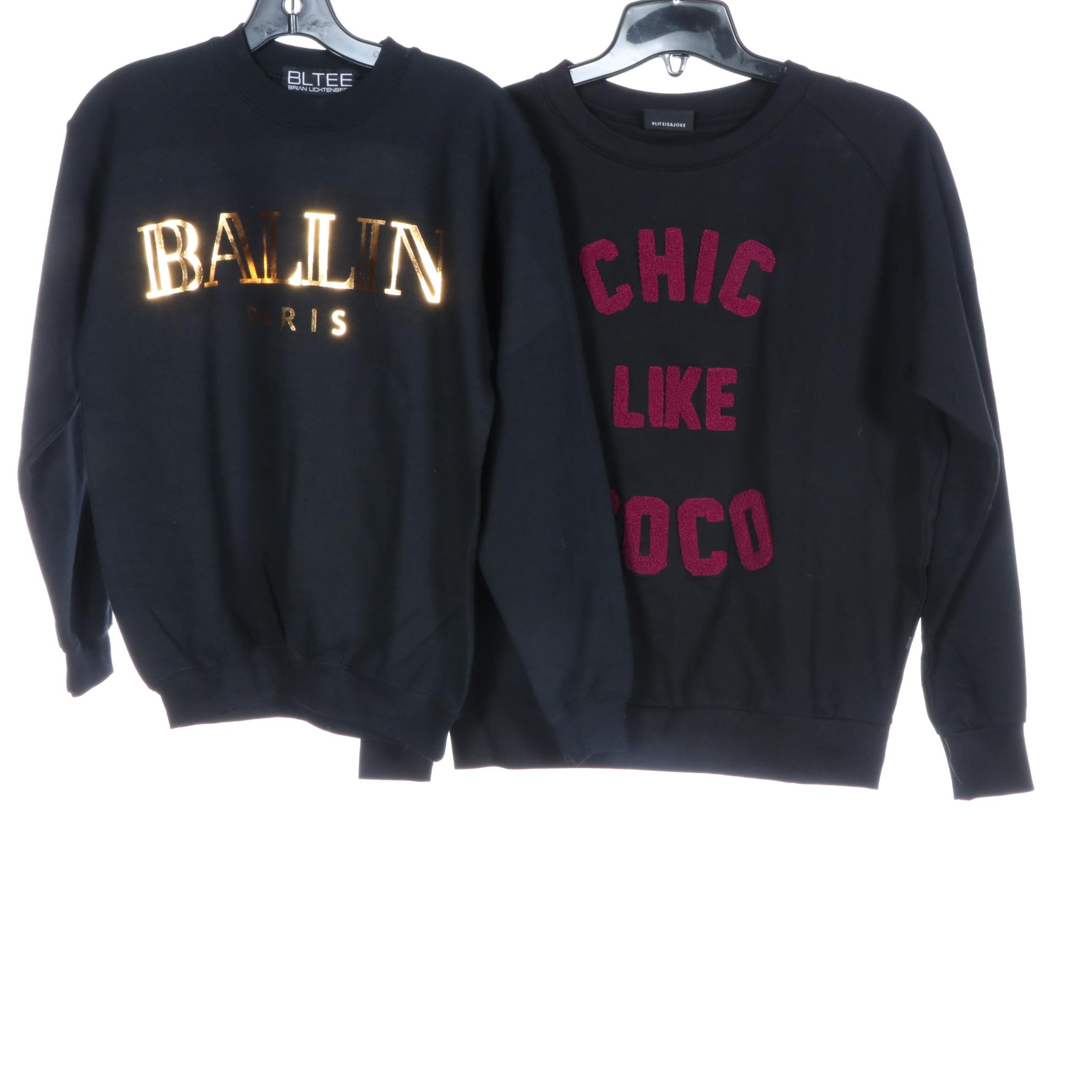 BLTEE Brian Lichtenberg Graphic Sweatpants, Sweatshirt, and Other Clothing