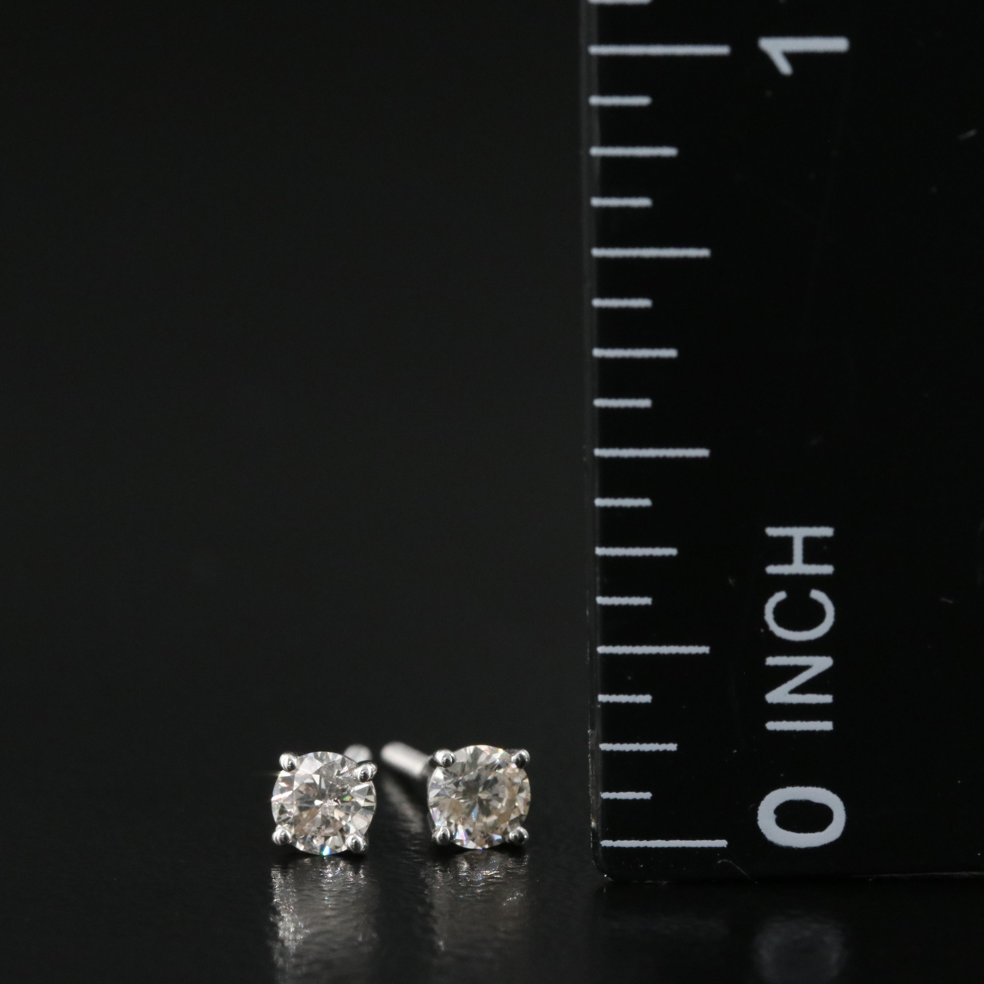 14K 0.29 CTW Diamond Stud Earrings