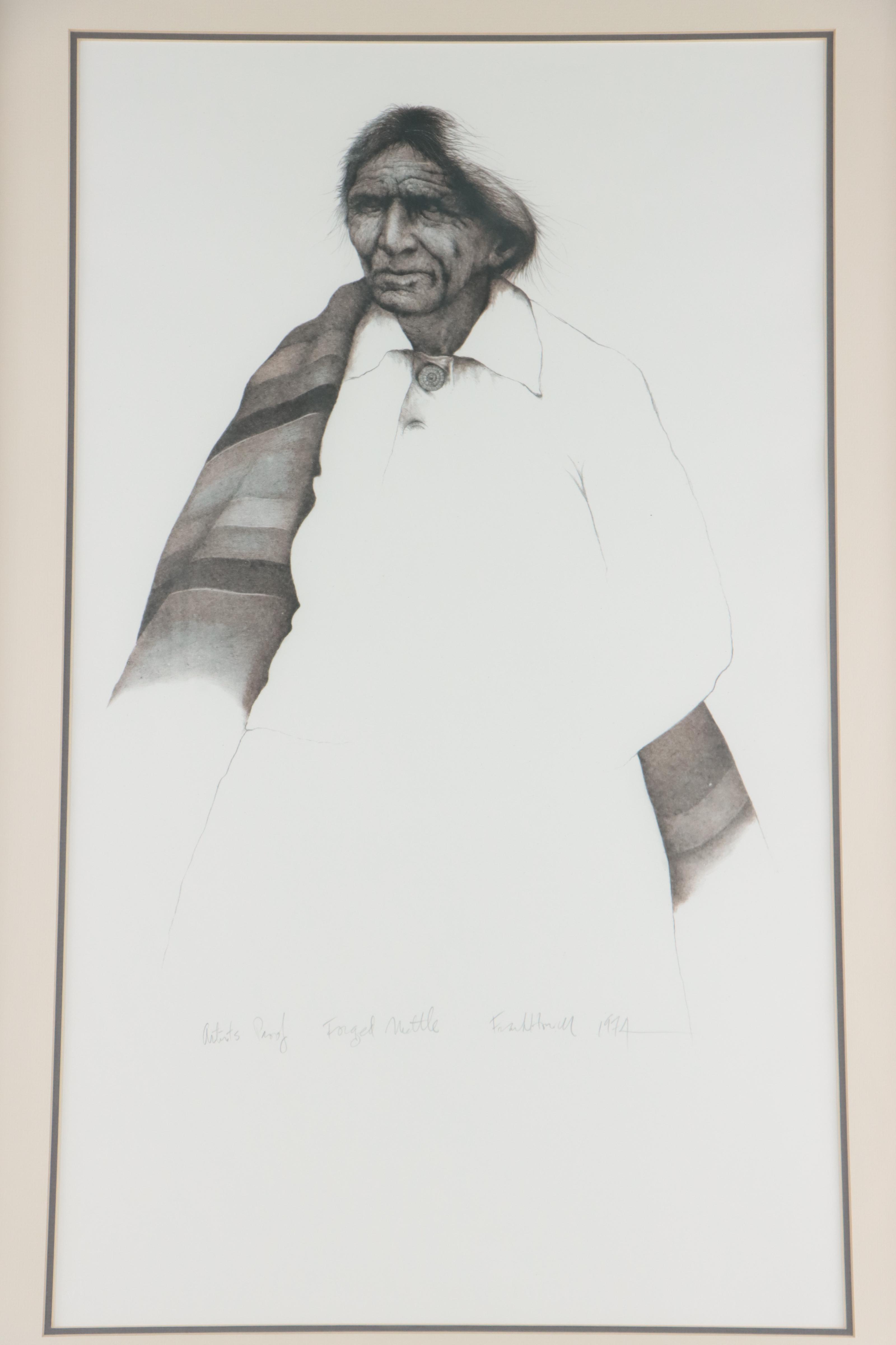 Frank Howell Lithograph "Forged Nettle," 1974