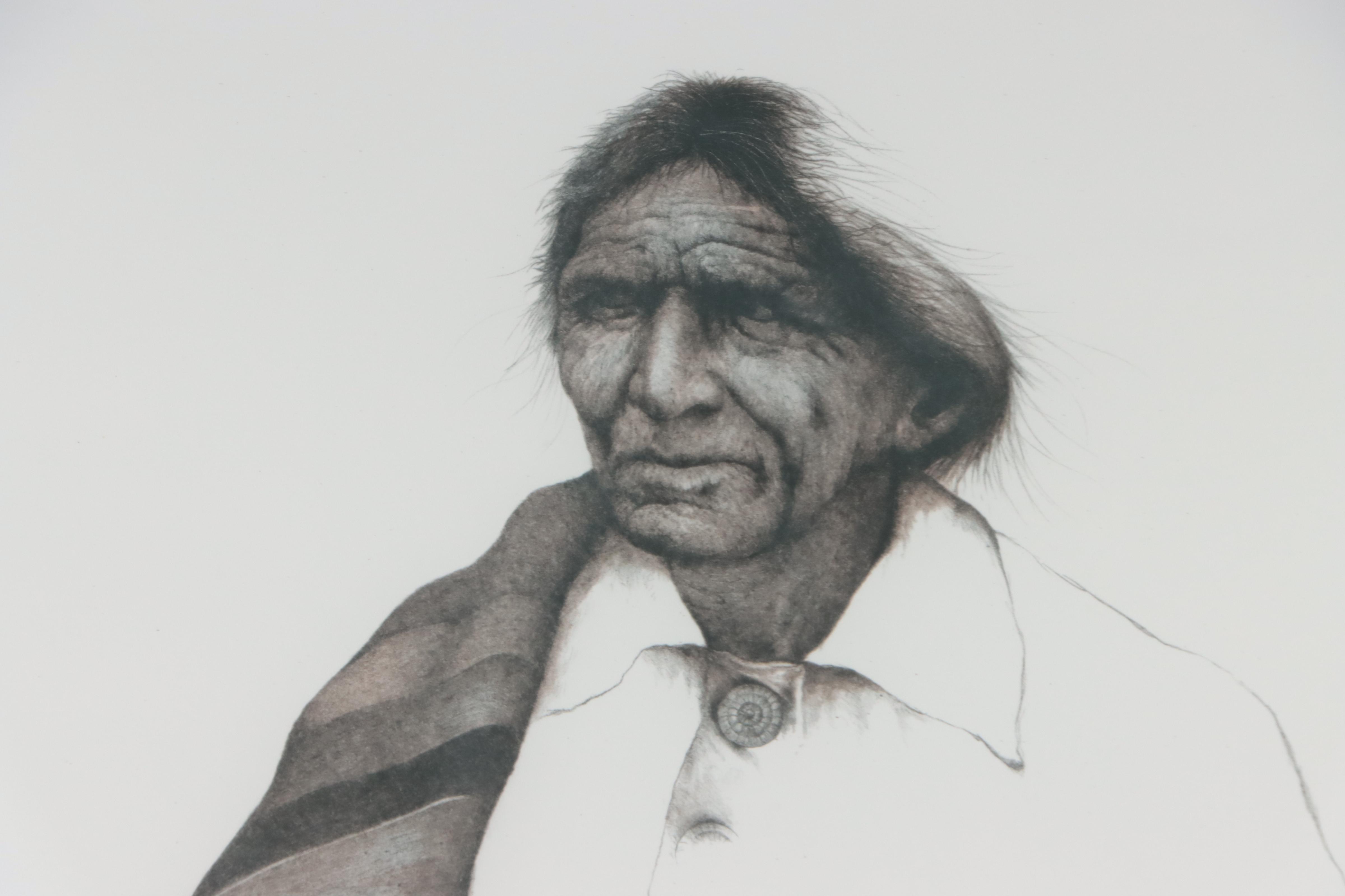 Frank Howell Lithograph "Forged Nettle," 1974