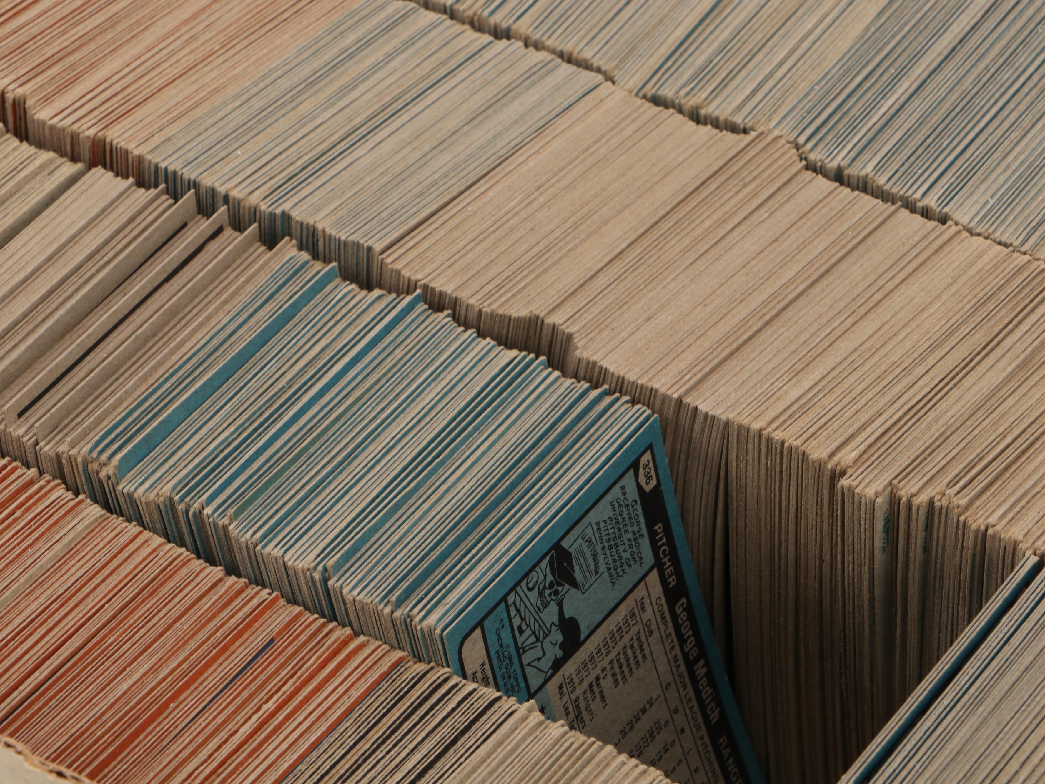 Topps Baseball Cards Including Seaver, Schmidt, Dawson and More, 1970s–1980s