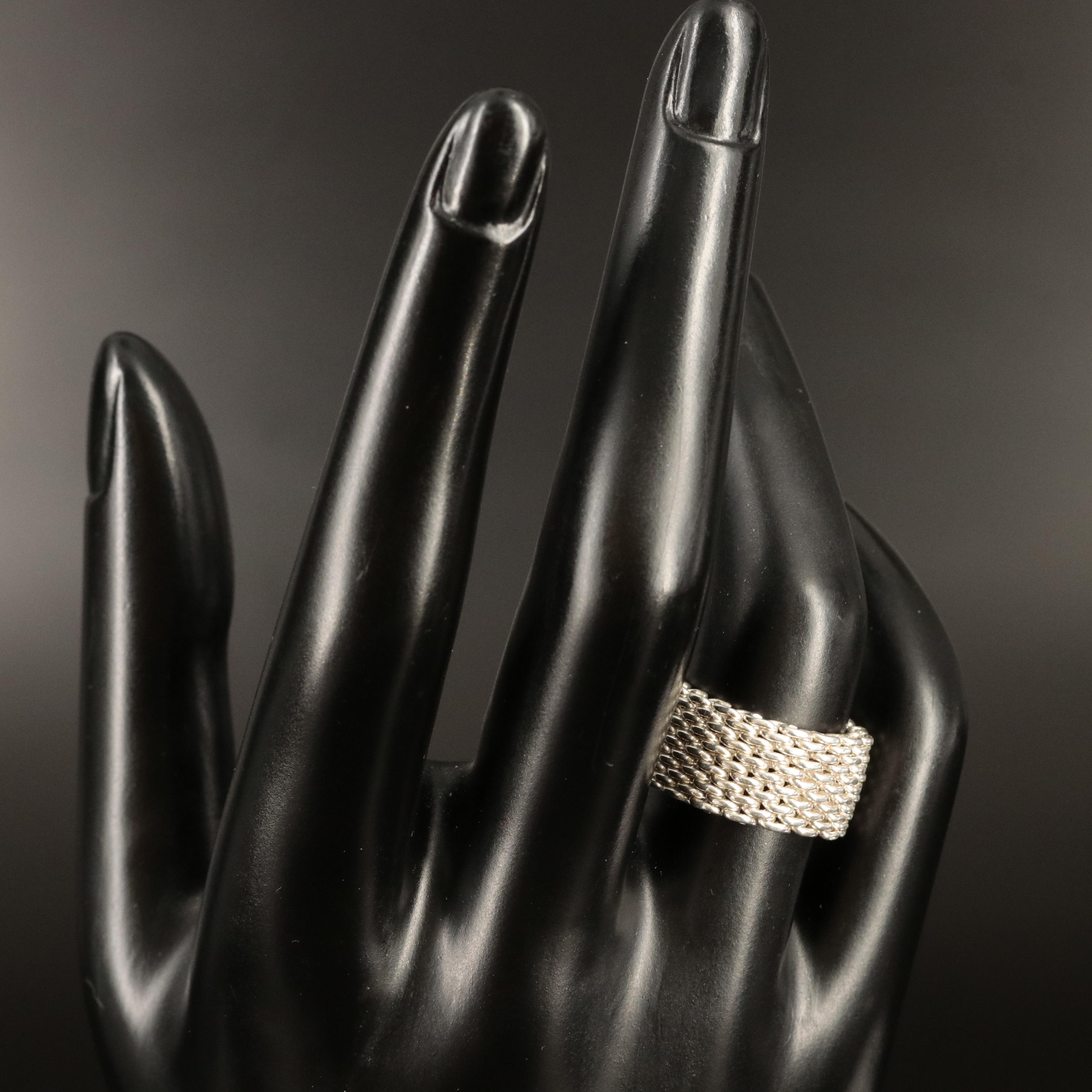 Tiffany & Co. "Somerset" Sterling Ring