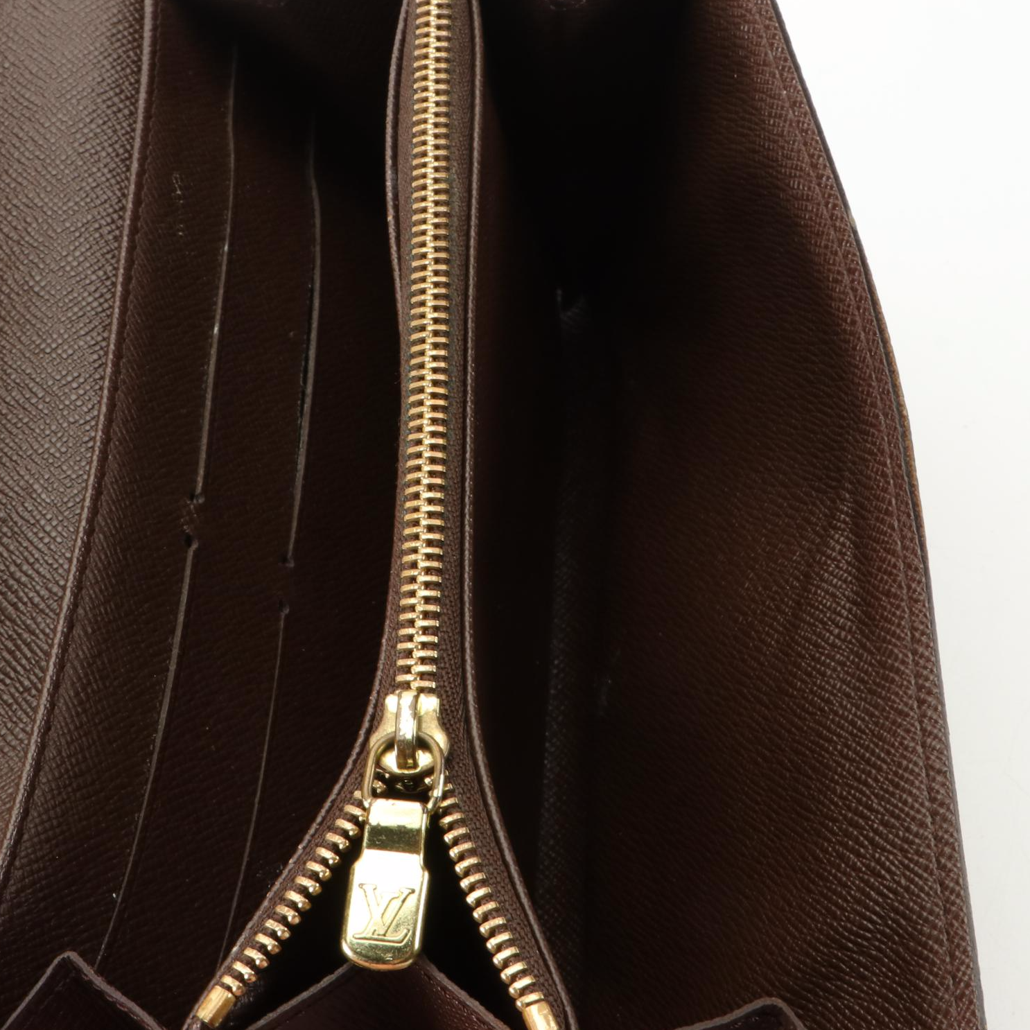 Louis Vuitton Portefuille Sarah Wallet in Damier Ebene Canvas