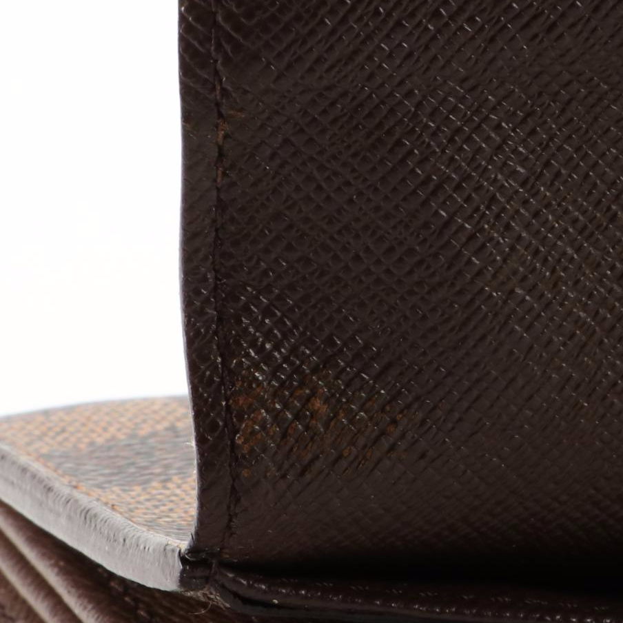 Louis Vuitton Portefuille Sarah Wallet in Damier Ebene Canvas