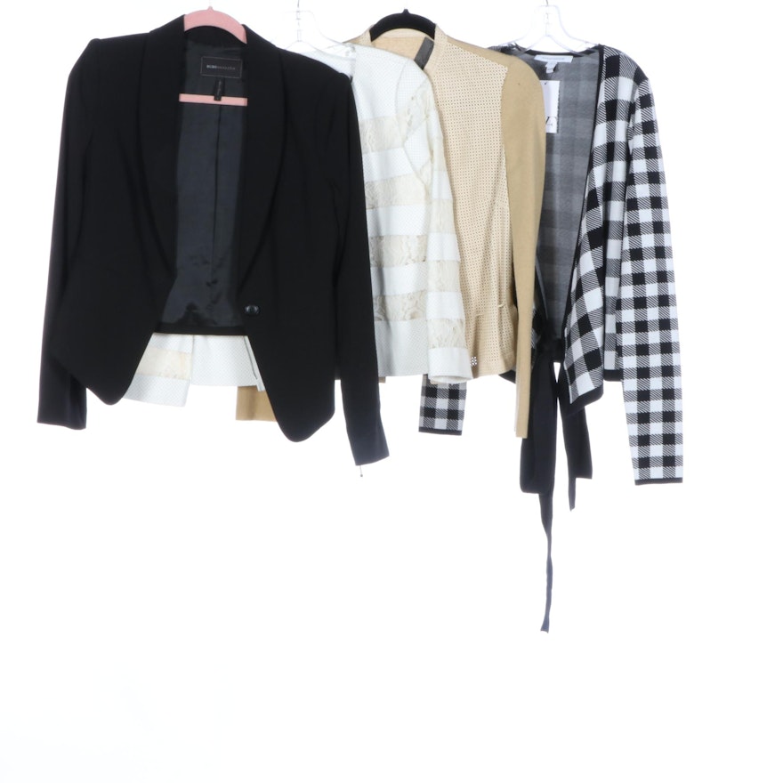 Les Copains, BCBG Max Azria, Erin, and Diane von Furstenberg Jackets