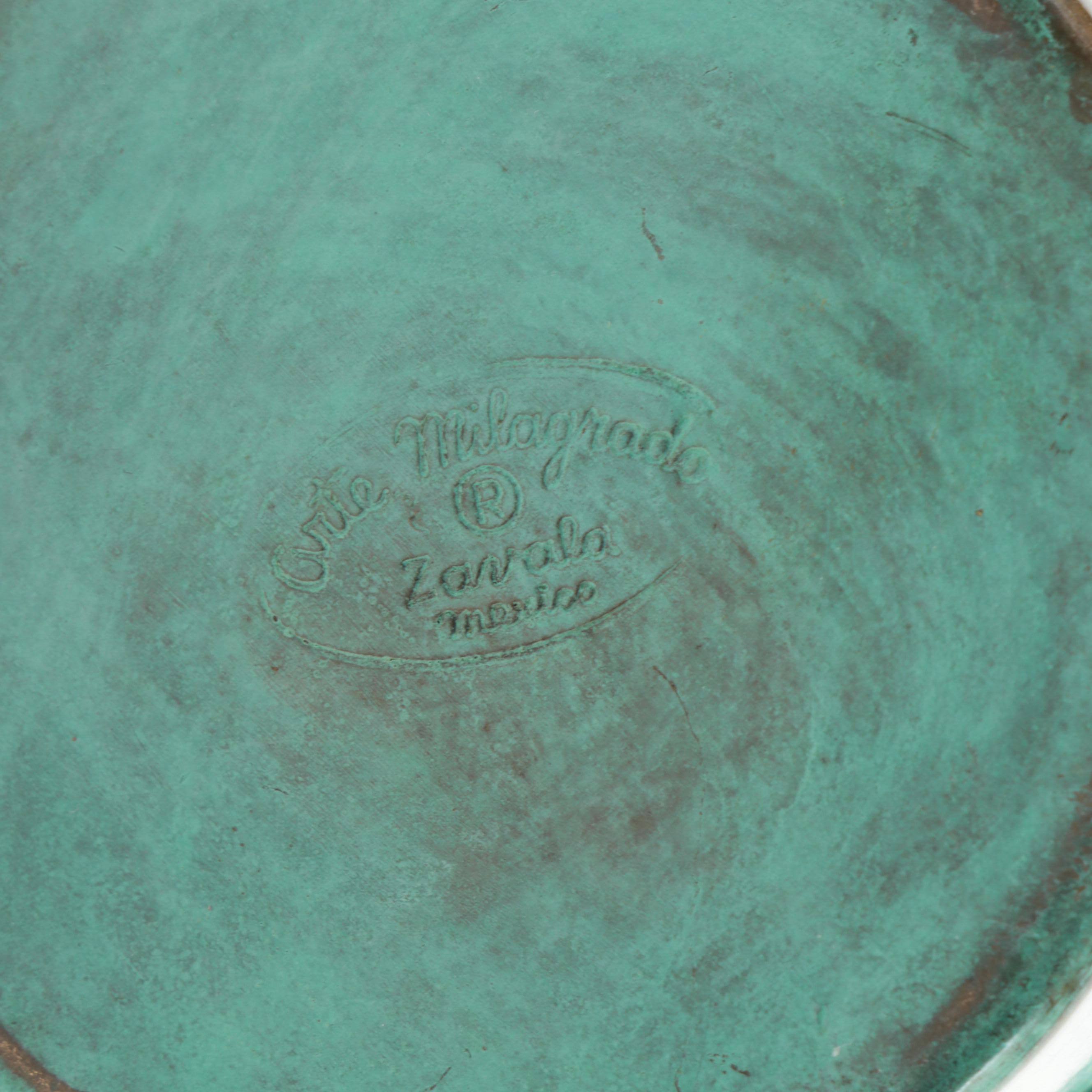 Wood and Metal Cow Figurines with Boxes and Other Décor